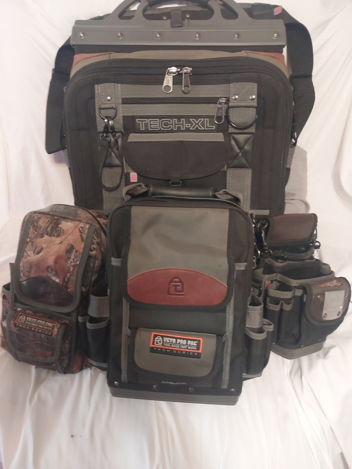 Veto Pro Pac Tech Pac XL, Veto MB3B & Veto Tall Meter Bag