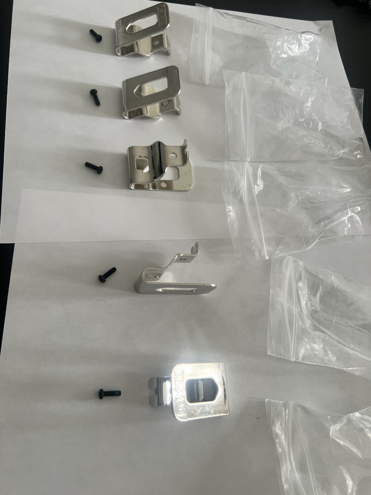 DEWALT Belt Clips Hooks Total of 5 for Tools, Drill, Impact, Multi-Tools