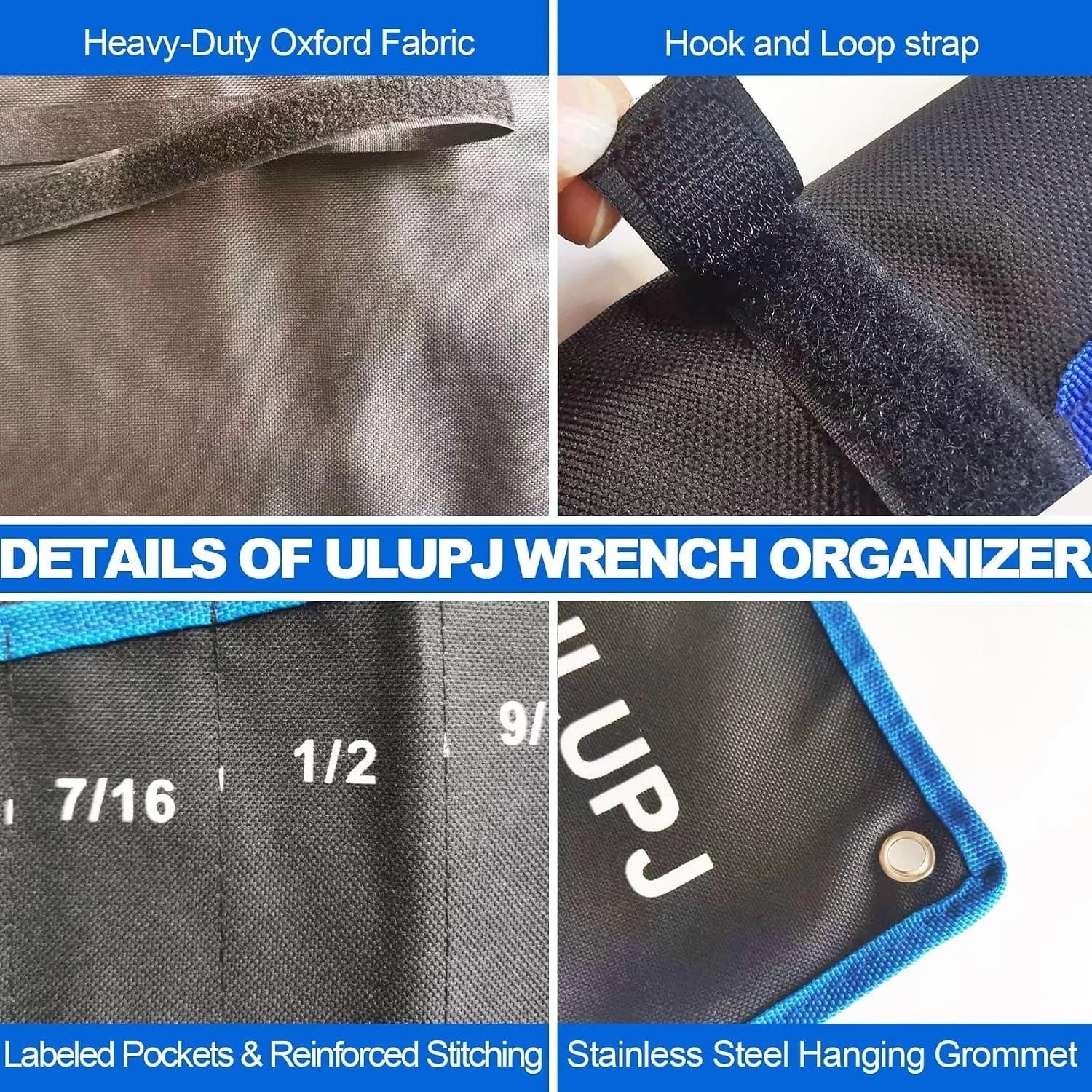 2PCS Wrench Roll Up Pouch, Tool Organizer Storage Bag (13SAE + 14Metric) | Canva