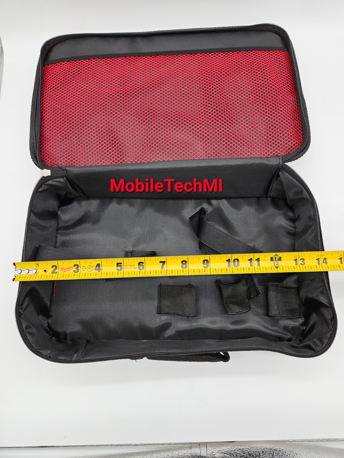 NEW Milwaukee FUEL Logo 14” M12 Zipper Contractor Soft Case Tote Empty Tool Bag