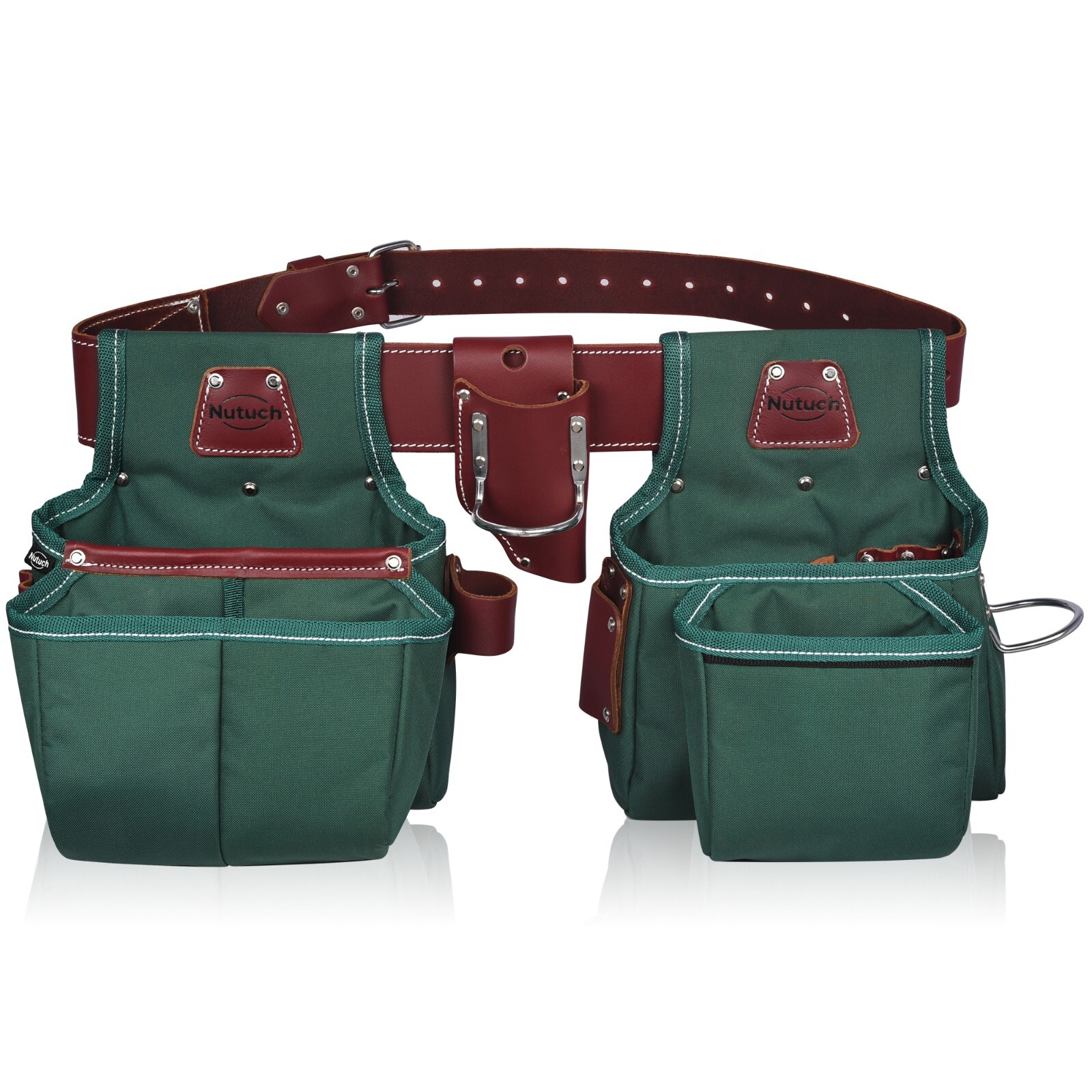 NUTUCH Nylon and Leather Tool Belt with Suspender | Electrician Tool Belts