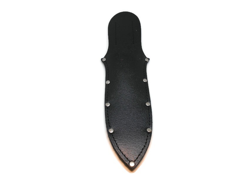 Leather Holster Black Blunt Point Scissor or Knife Holster One Pocket 5-1/2″