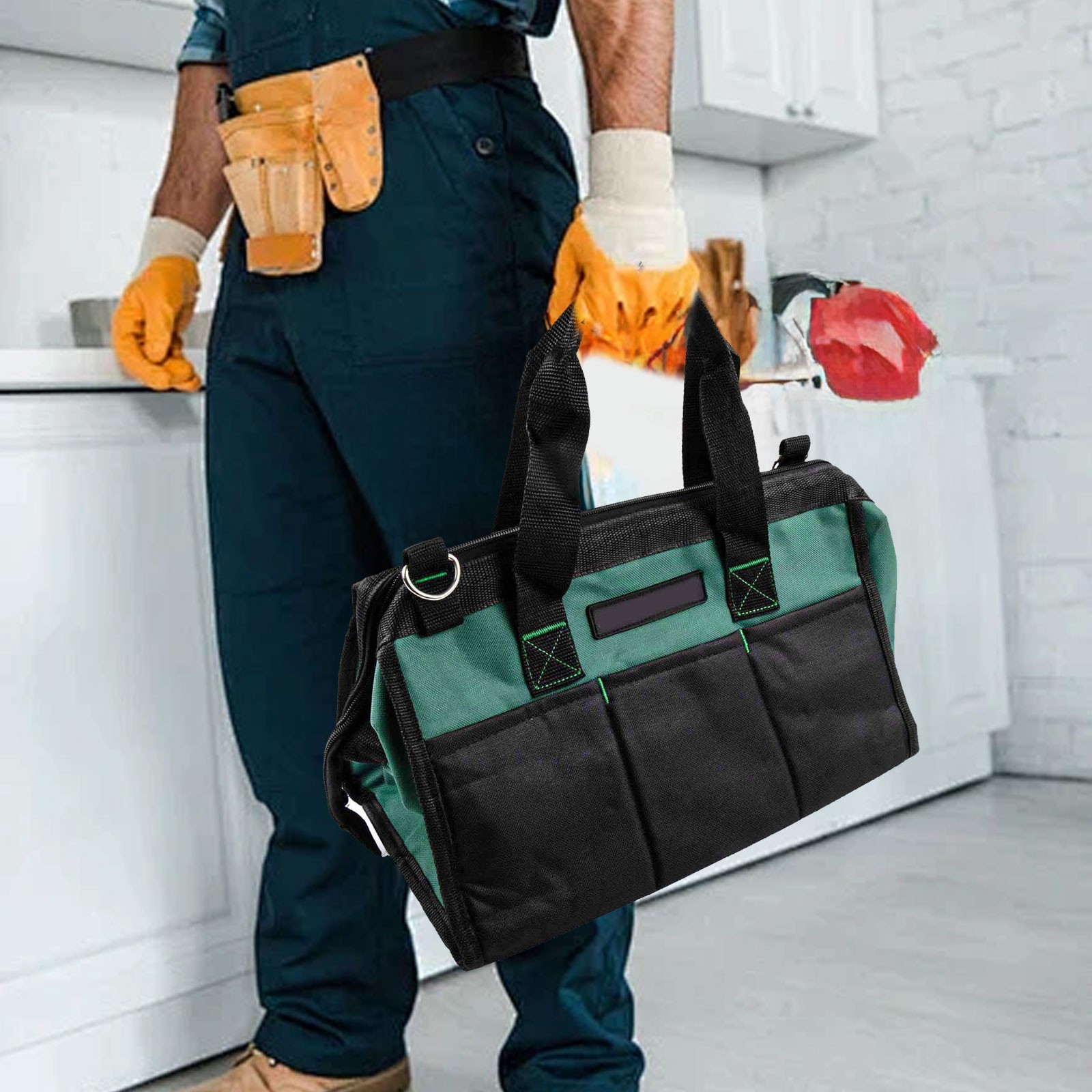 Spacious Waterproof Tool Bag for Mechanics Sports and Yoga Carrying Solution