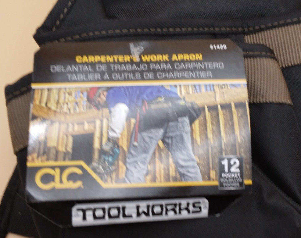 CLC Work Gear Tool Works Carpenters Work Apron 12-pocket #1429
