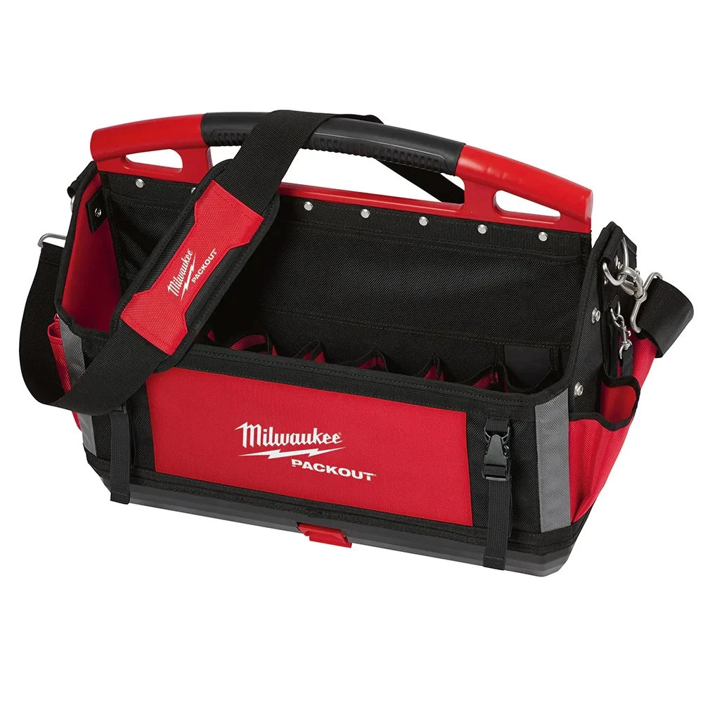 Milwaukee (48-22-8320) PACKOUT 20-Inch 32-Pocket Tote – Red (US STOCK)
