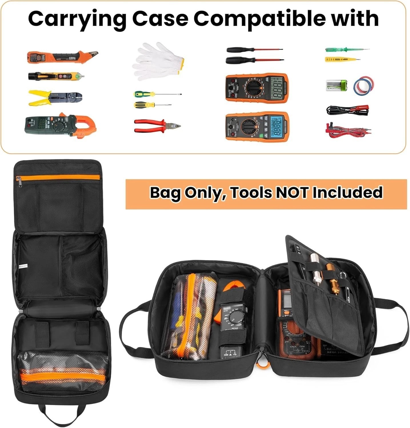Klein Tools 80101/ET310 Case – Electrical Tester Kit Bag-$