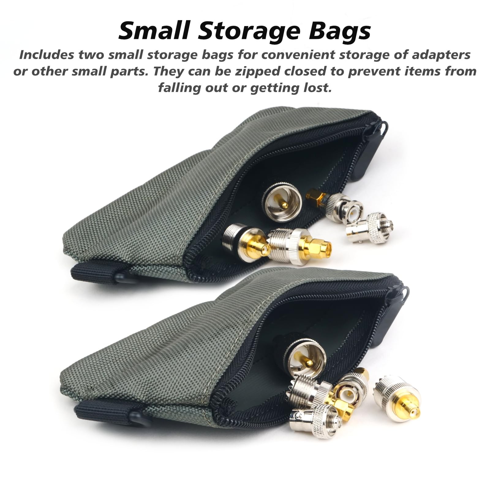 Gabil GR-ARB01 Antenna Roll Bag for Ham Radio – Army Green 1680D Organizer
