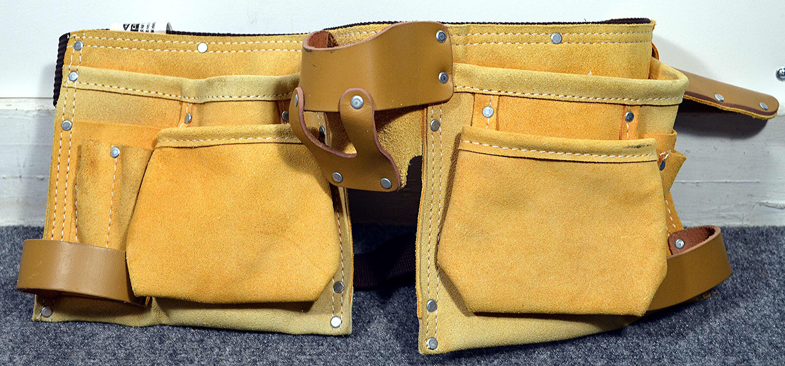 Voyager Carpenters Tool Belt Split Leather Item #63392