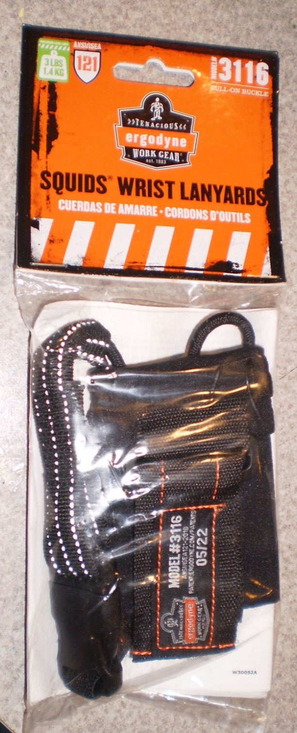 Ergodyne Squids Tool Attachment Wrist Lanyard 3116