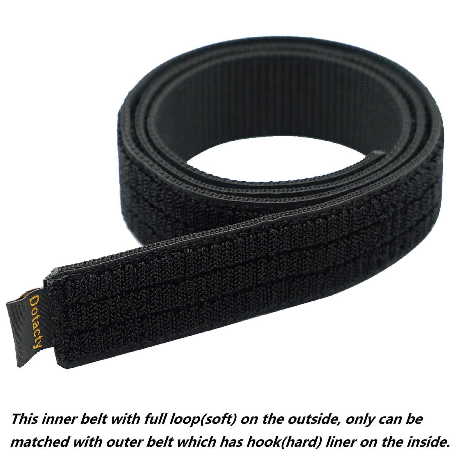 Inner Belt w/Loop Liner for Duty/Battle/Gun Belt 1.5″ Mechanics EDC Work Underbe