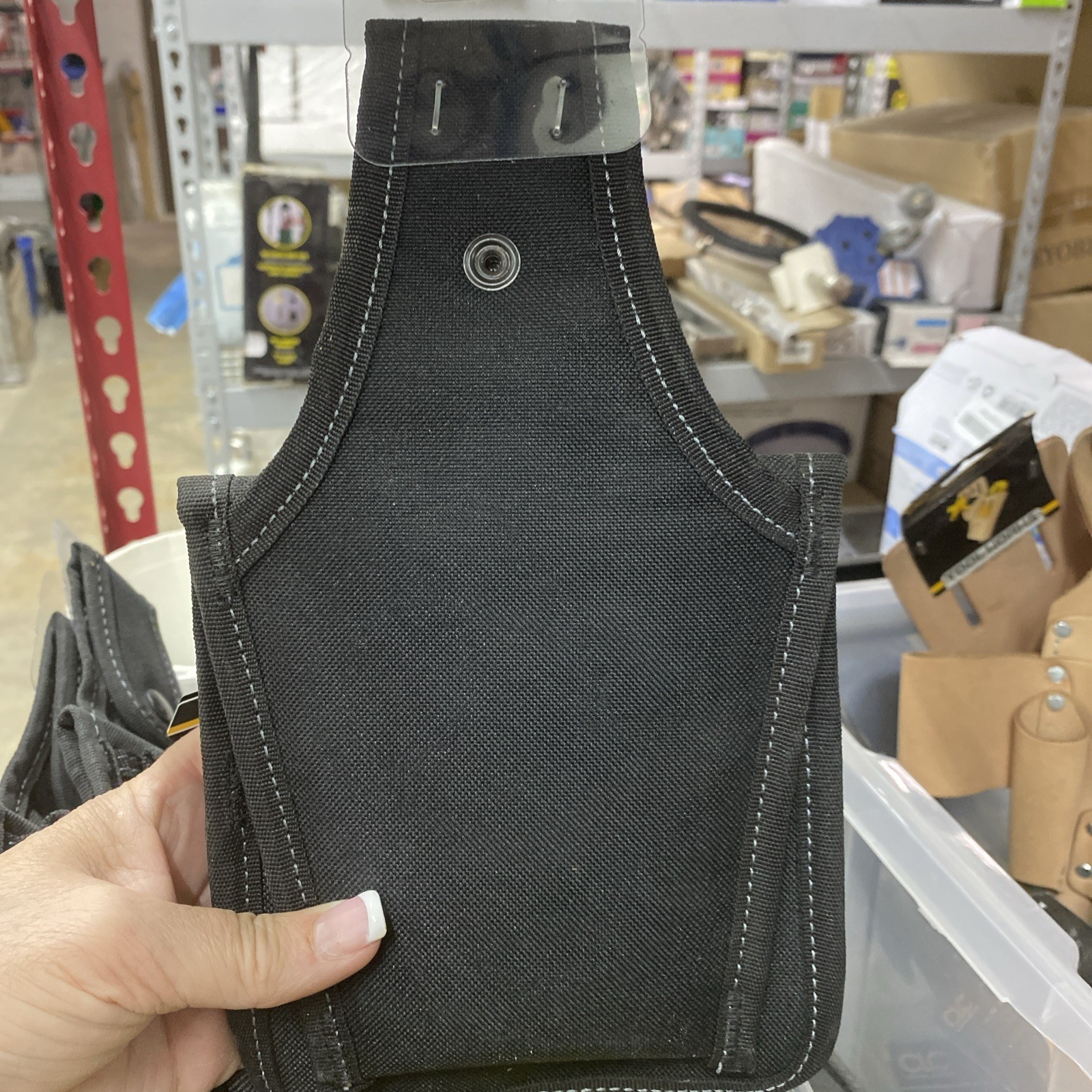 CLC Custom Leathercraft 1501 Fabric 4 Pocket Tool & Cell Phone Holder With Belt