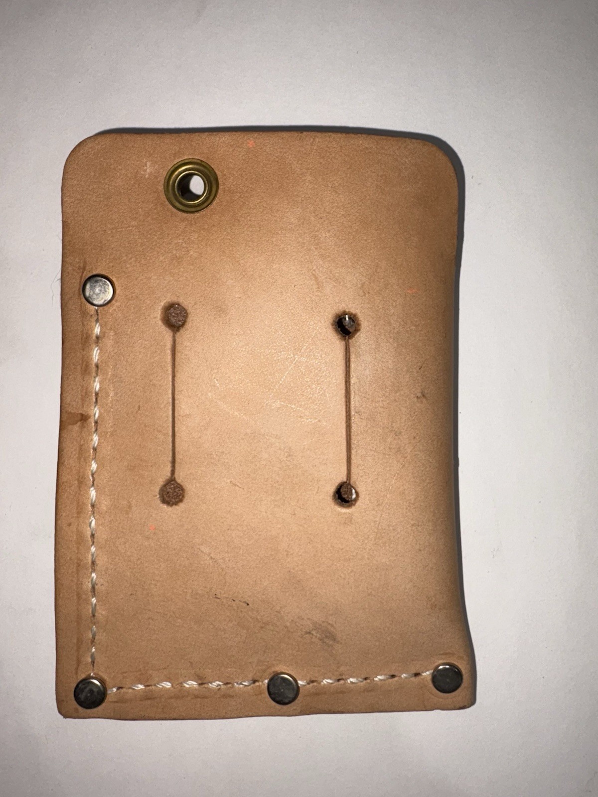 BUCKINGHAM LINEMAN Electrician Tool Pouch Leather 2 Pocket BUCK Model 4002