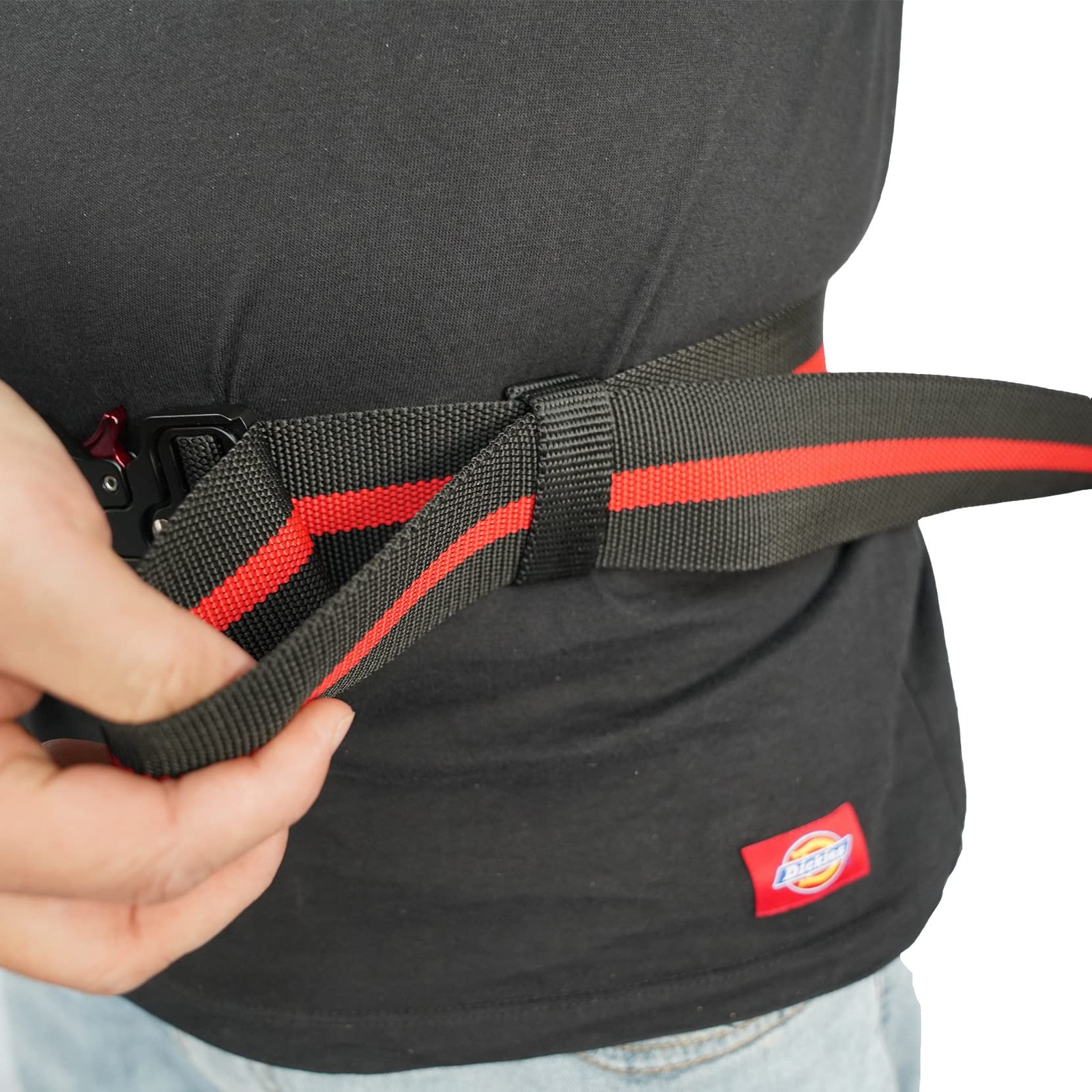 2″ Nylon Web Work Belt with Heavy Duty Quick Release Rugged Metal Buckle outd…