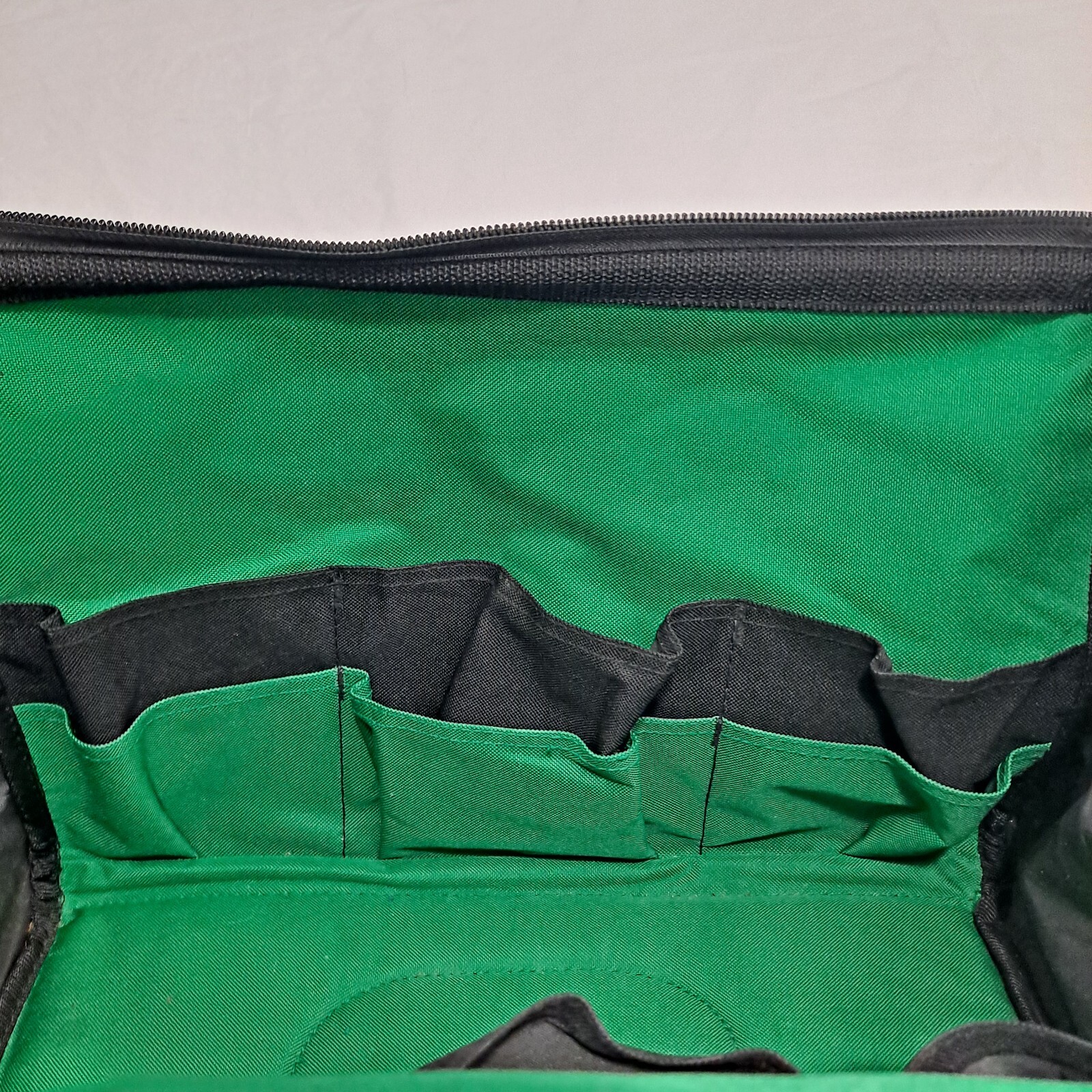 AWP Tool Bag Work Tote Black Green Barber w/ Handles