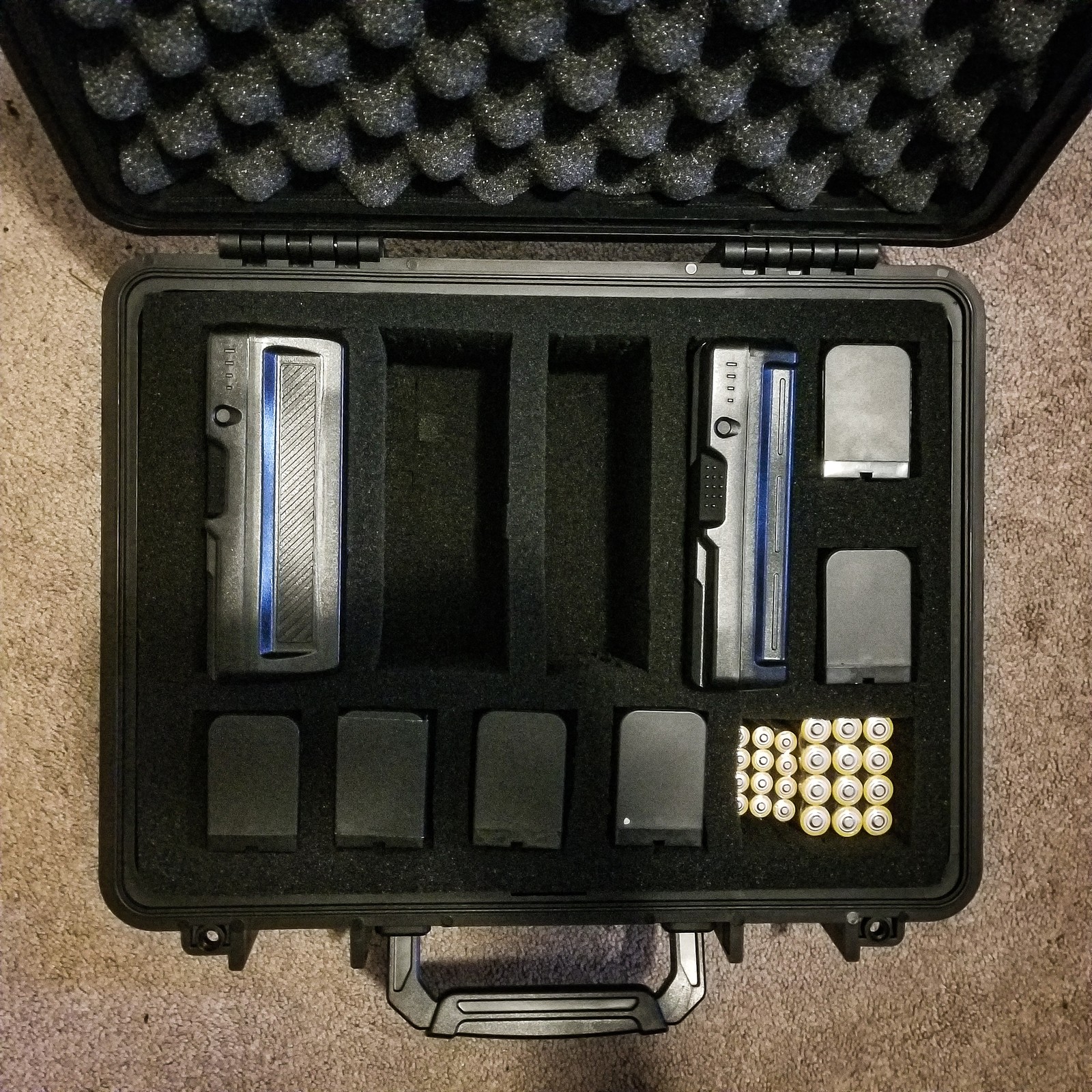 15 Inch Waterproof Hard Case with Custom Foam Insert 13.5x10x6 Interior