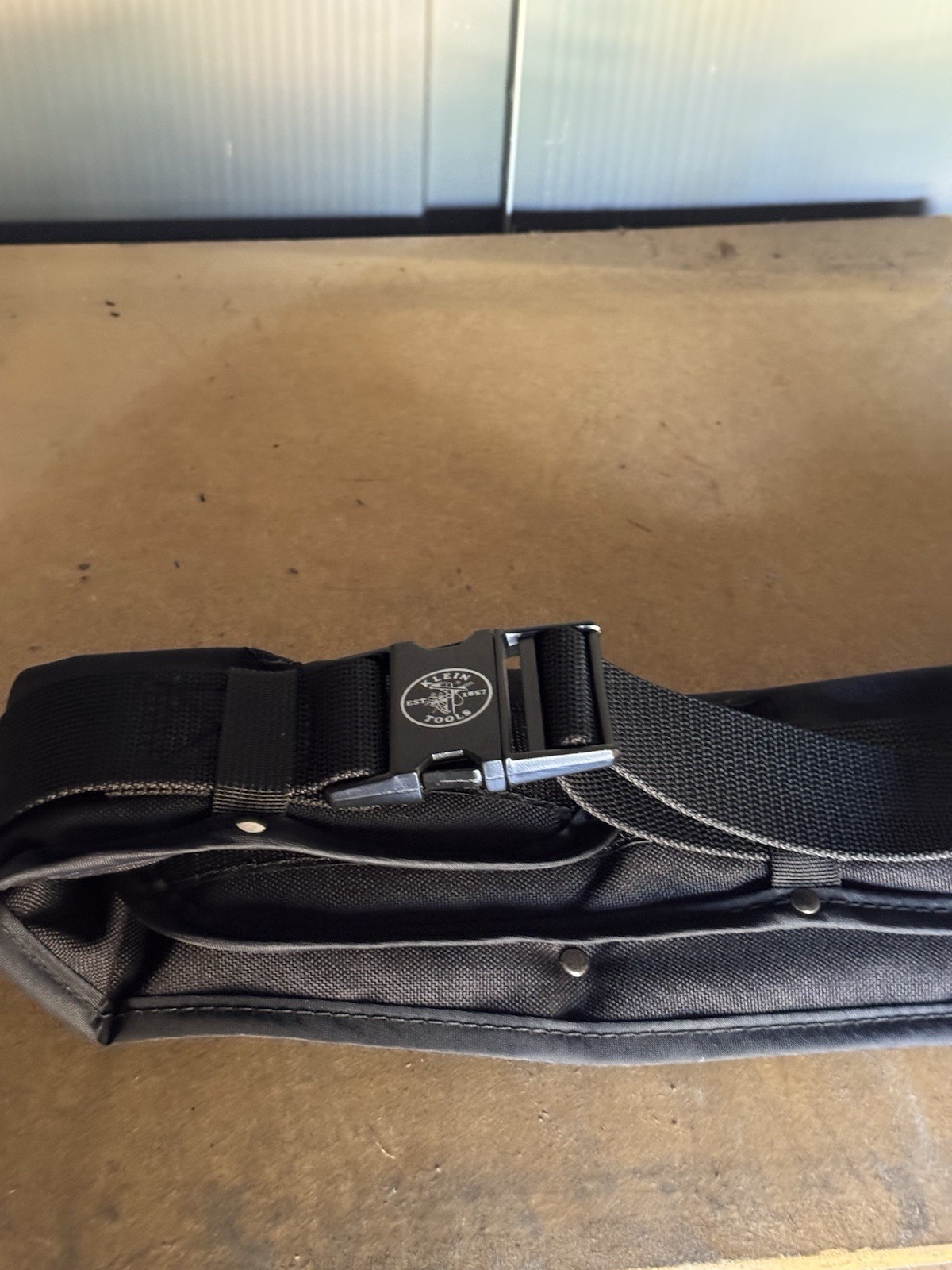 KLEIN TOOLS Powerline Black,Tool Belt,Nylon