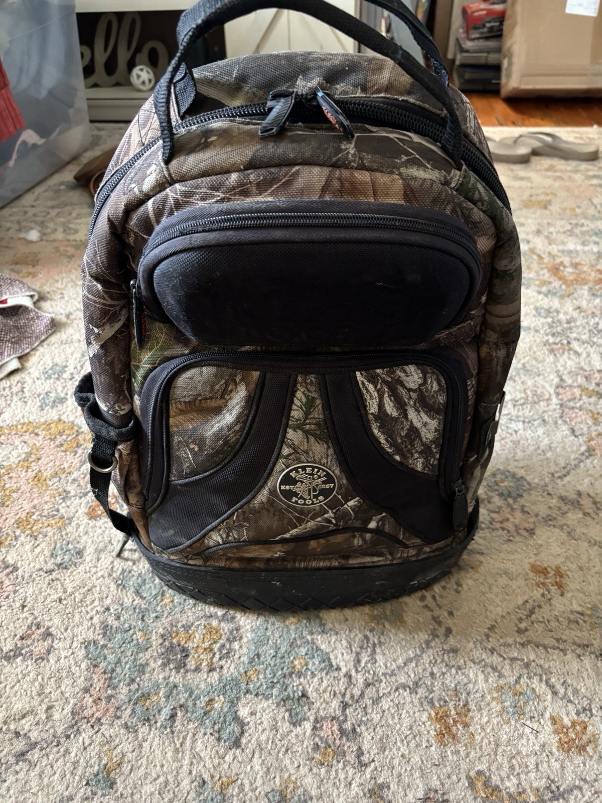 Klein Tools Camouflage/Black Tool Backpack w/ Padded Shoulder Straps & Handle