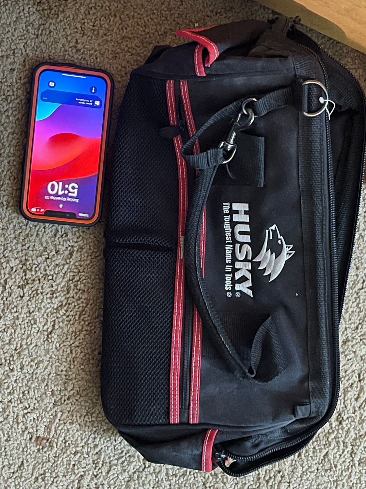 Husky Tools Bag – Brand New Large – Very Rugged Heavy Duty – P99//