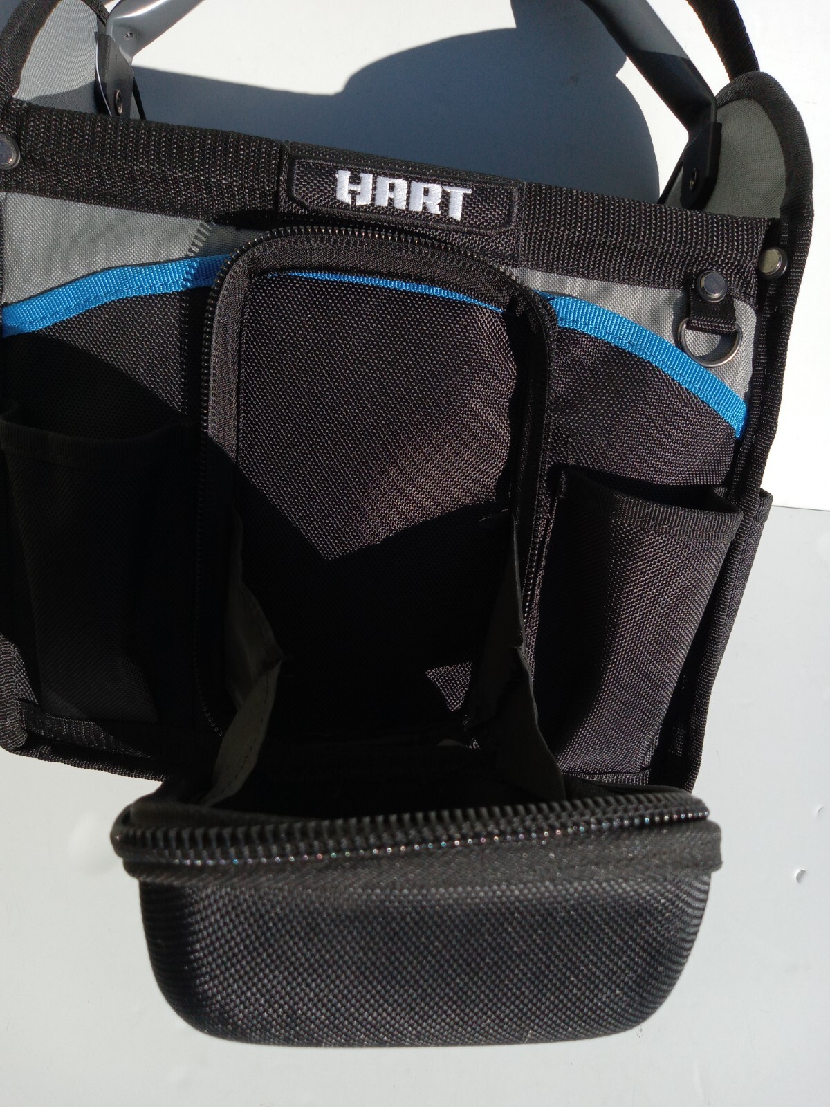 HART 12-inch Tool Tote with Rotating Handle