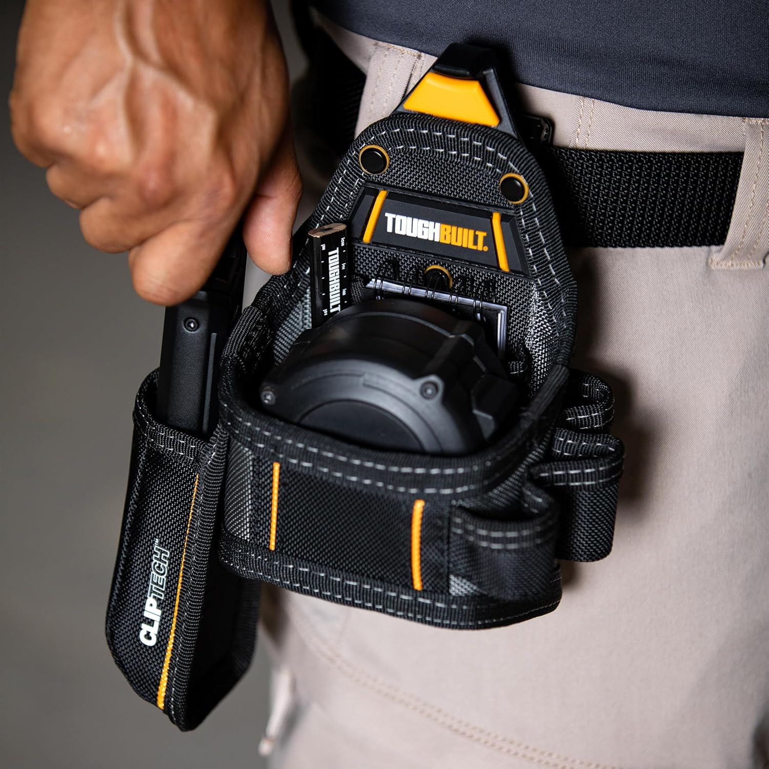 Cliptech Series – Utility Pouch, Heavy-Duty Tool Pouch with Multiple Pockets,