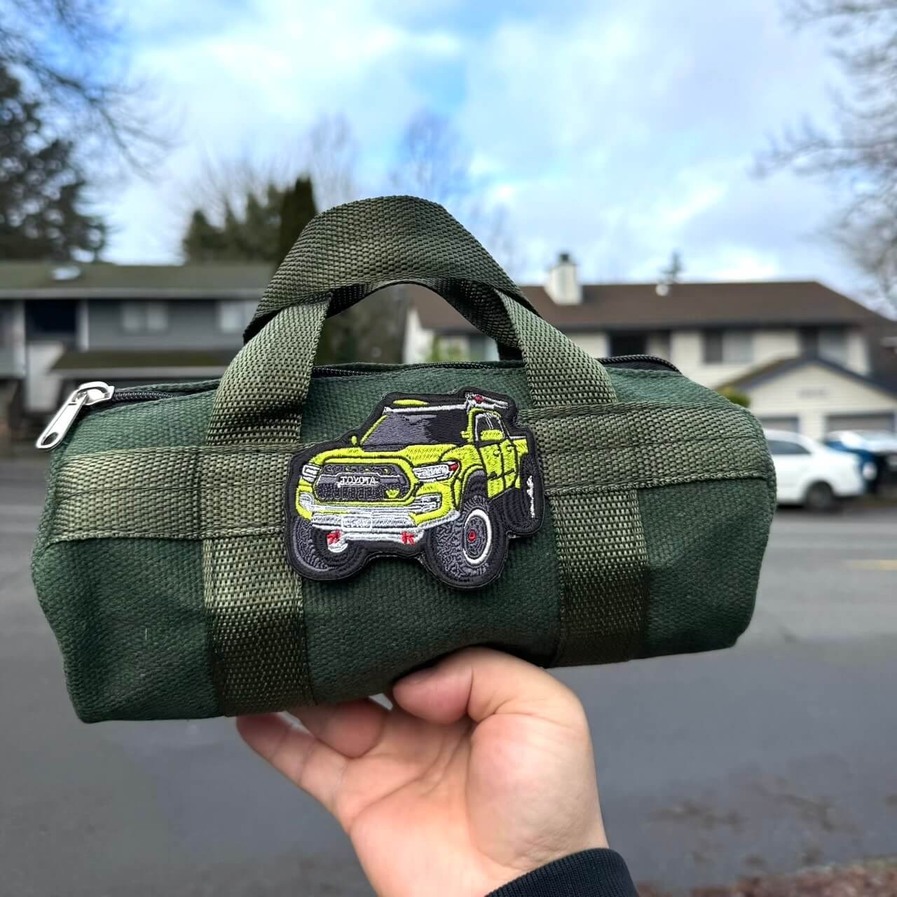 Toyota Tacoma Tool Bag with Tacoma Patch | Heavy Duty Canvas Utility Pouch