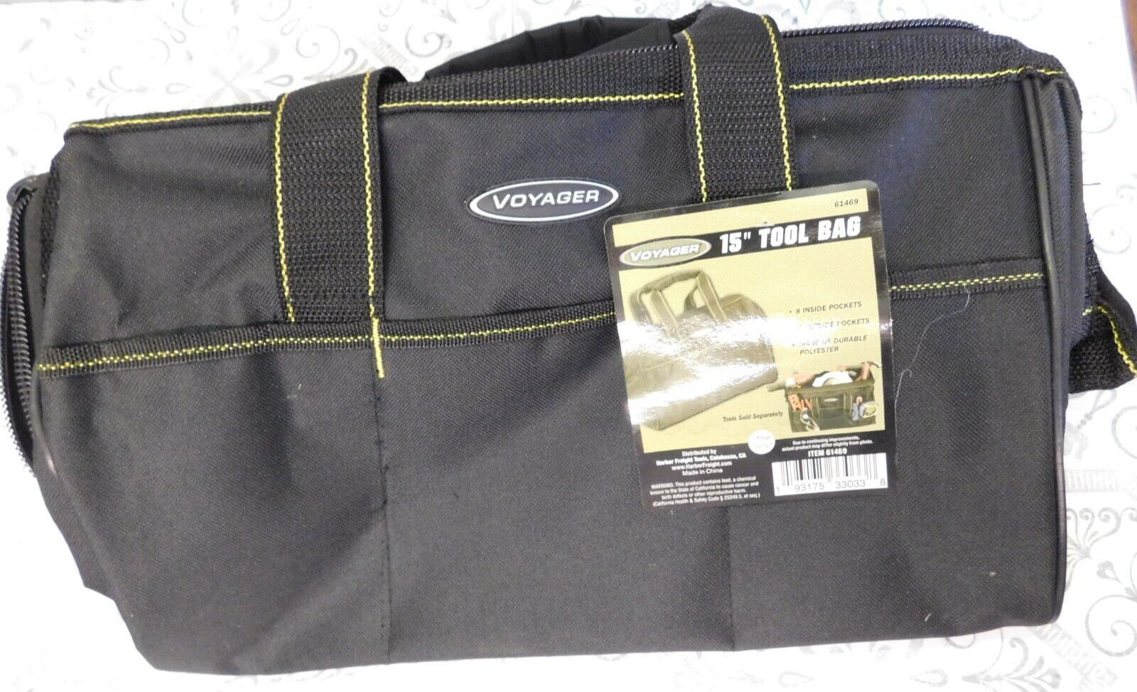 Voyager 15” Portable Tool Bag 8 Inside & 6 Outside Pockets NEW