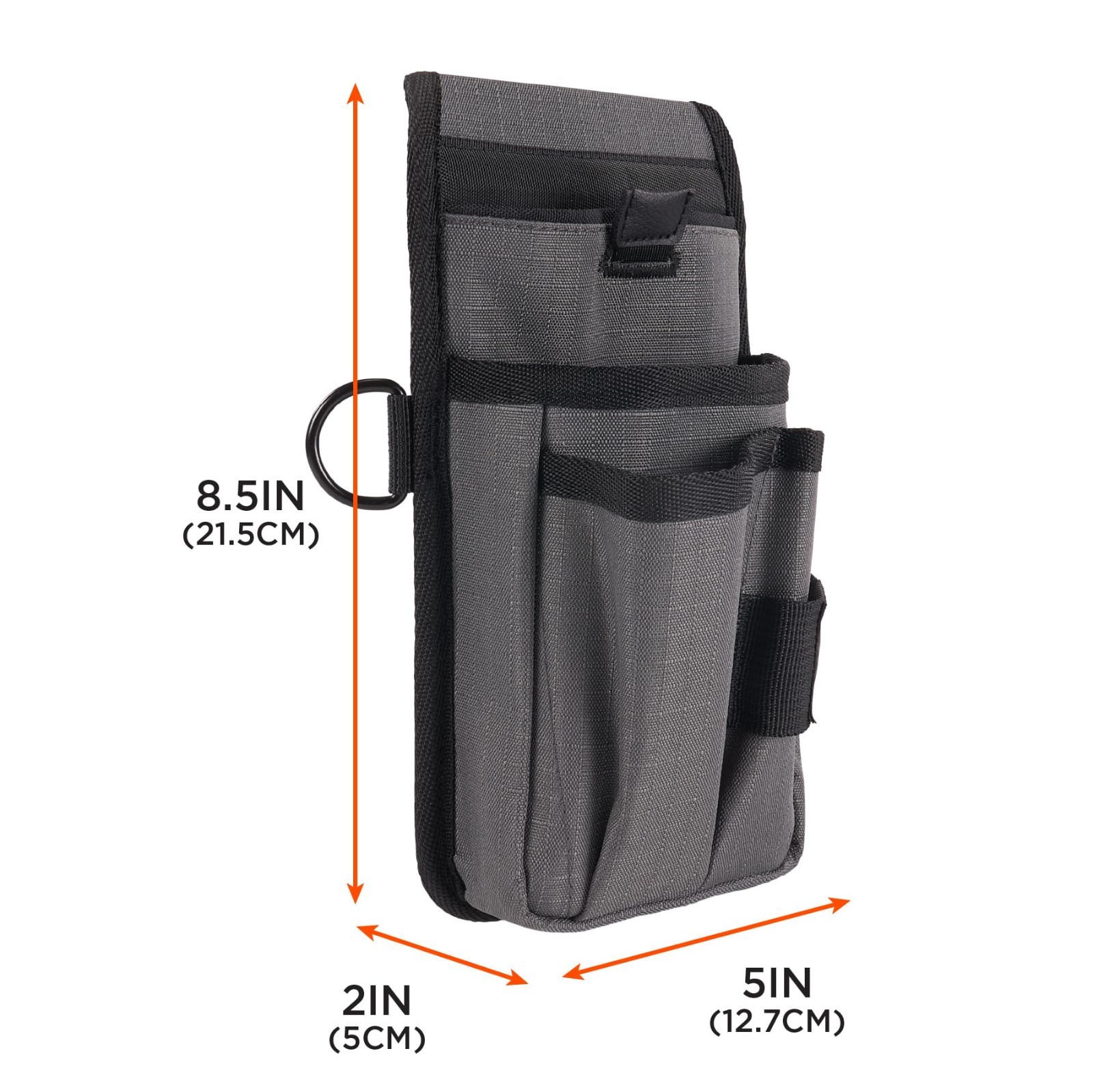 Utility Tool Pouch with Holster, Knife Holder, Scanner & Cell Phone Pocket