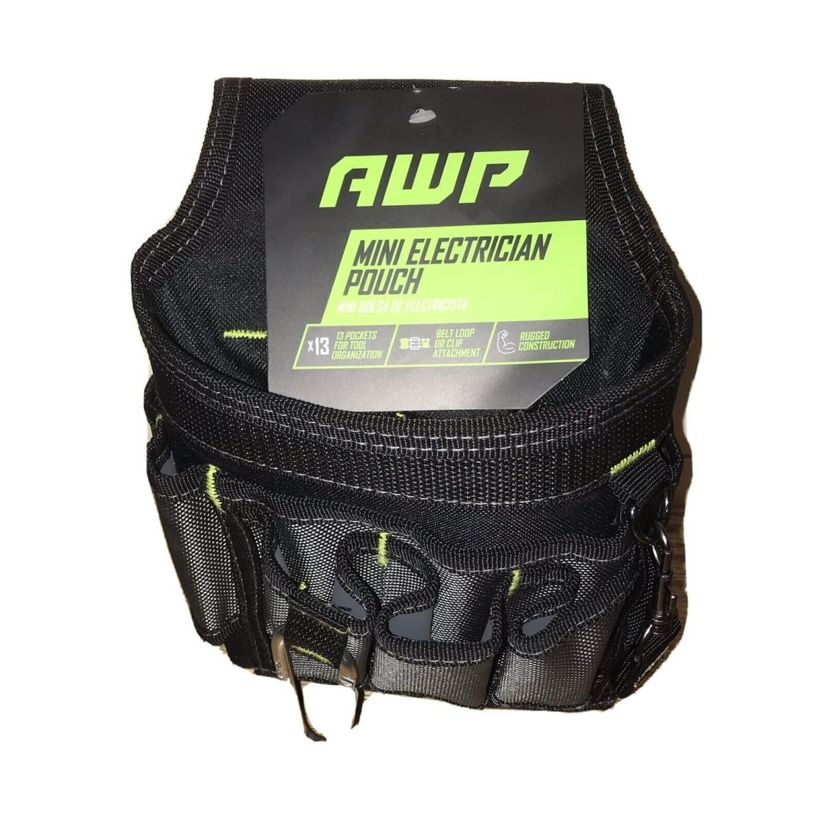 AWP Ballistic Nylon Electrician Tool Pouch | AWP Mini Electrician Tool Pouch …