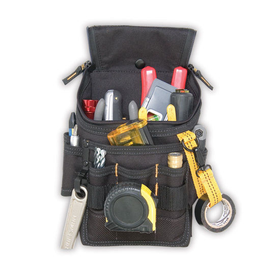 CLC 1524 Medium ZIPTOP Utility Maintenance Electrician Zippered Tool Belt Pouch