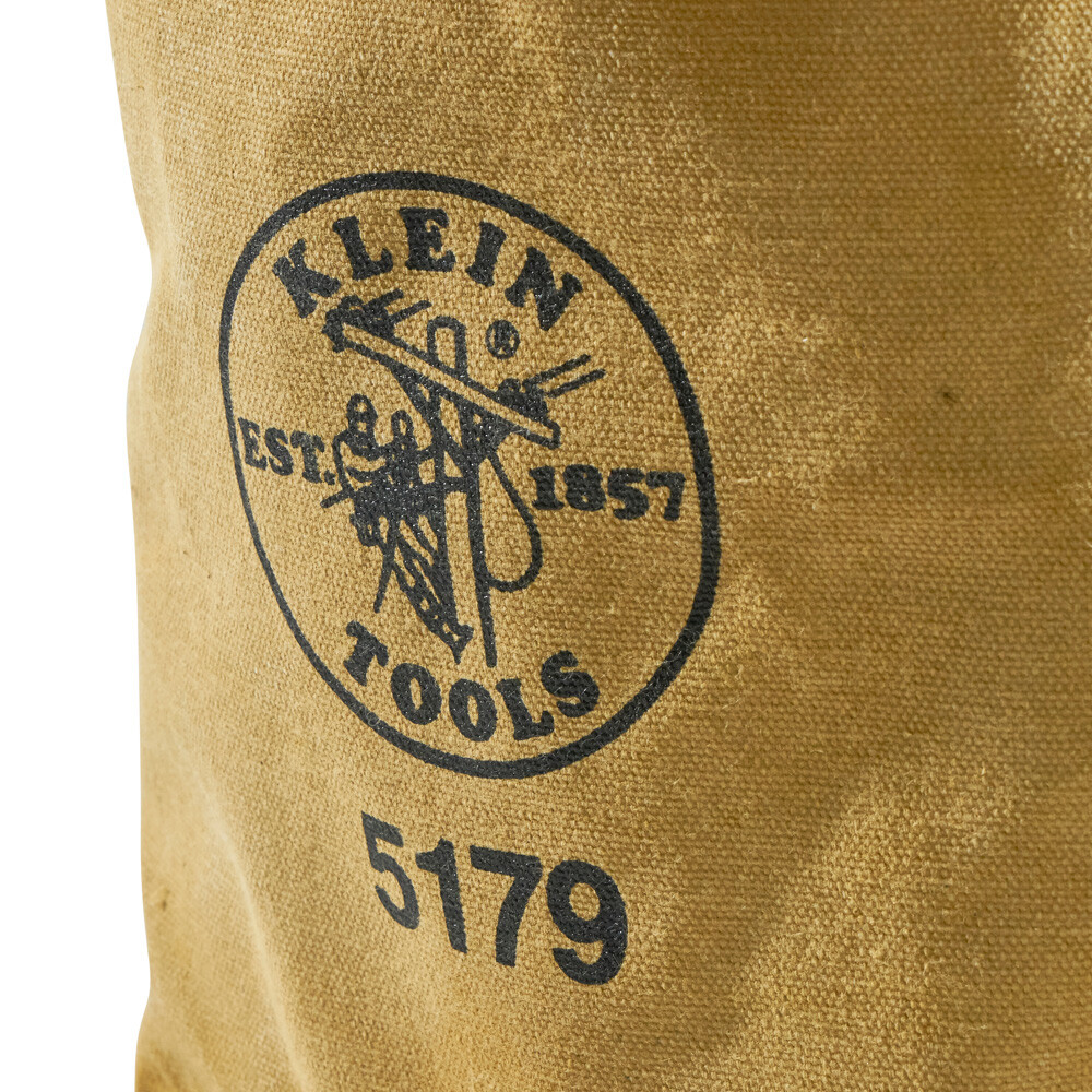 Klein Tools 5179 Water-Repellant Canvas Pouch – Belt Loops