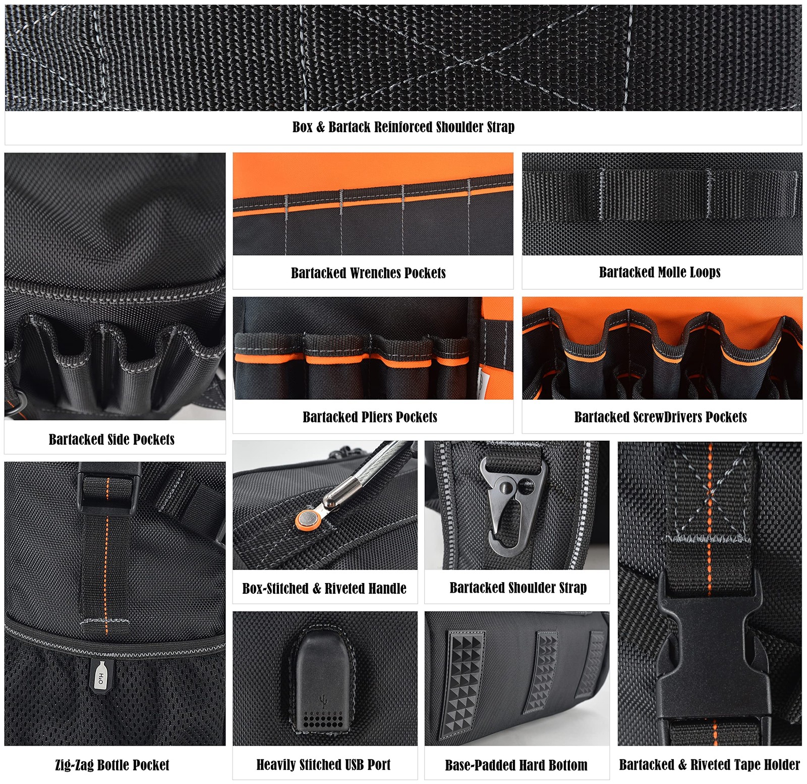 Fullopen Tool Backpack Tool Backpack For Mentools Backpacks For Electricianstool