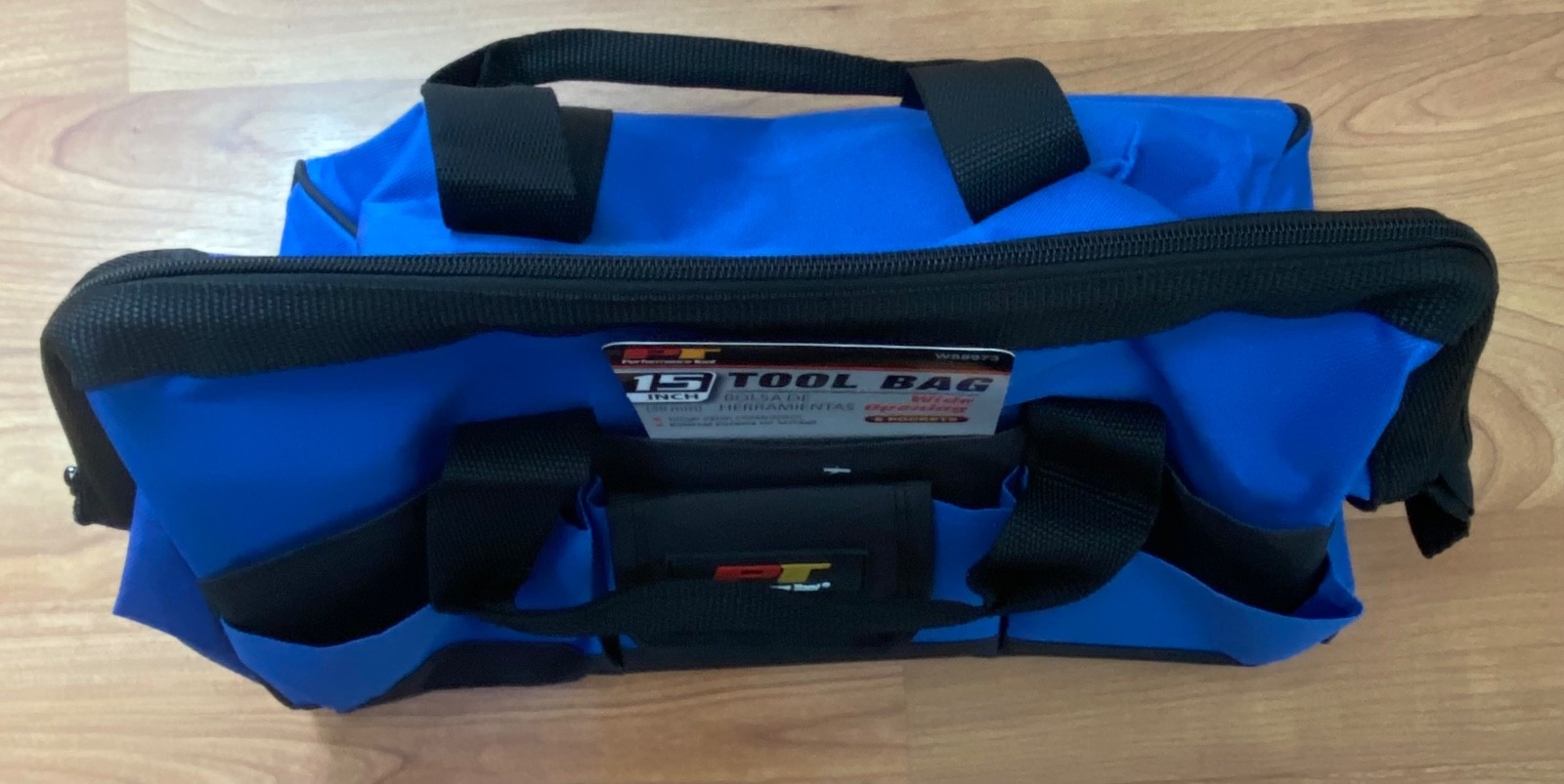Performance Tool W88973 15” Wide Opening Tool Bag | Exterior Pockets For Too