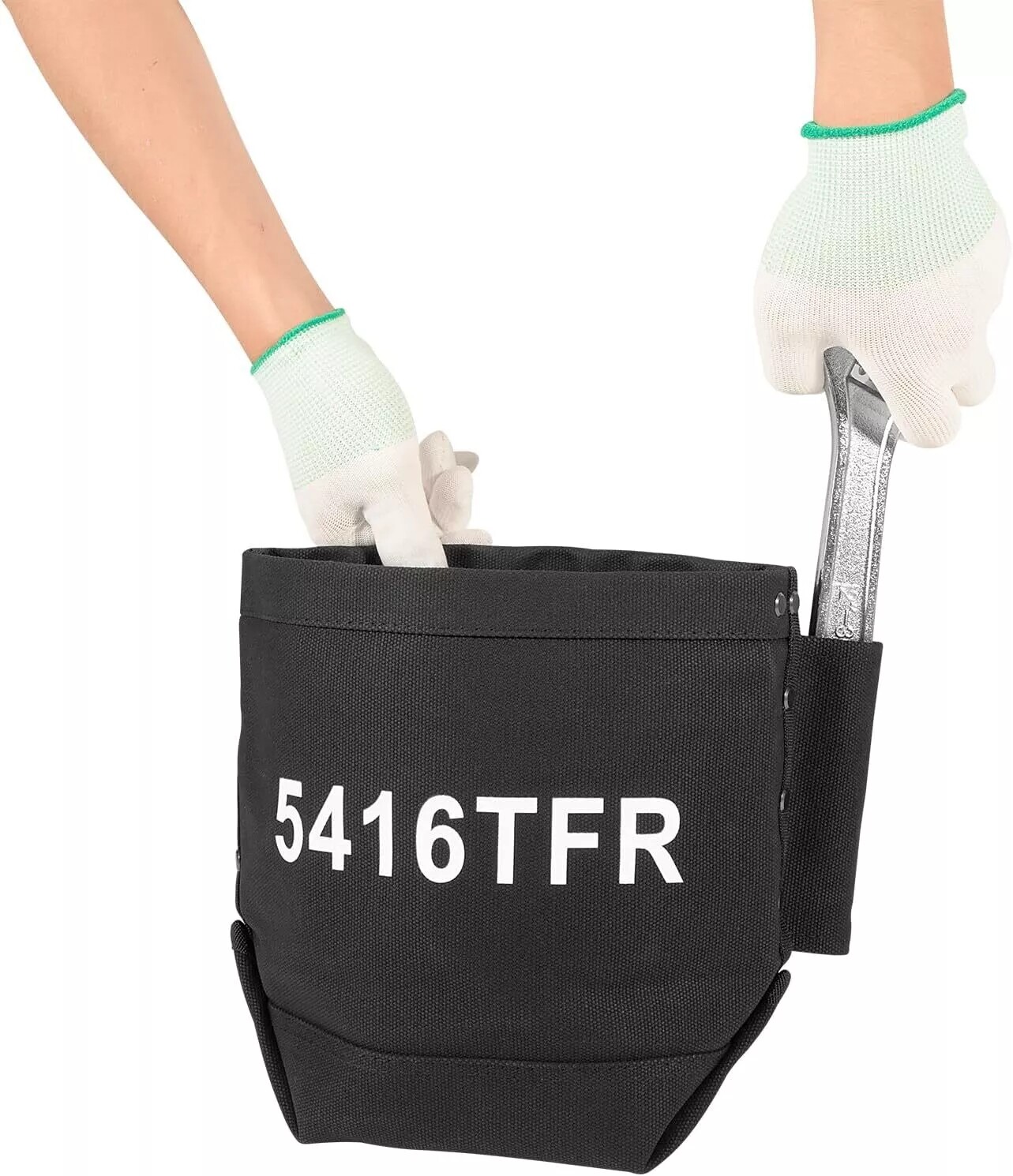Black Flame Retardant Tool Kit with Replacement Probe Tip Hole, Water Repellent