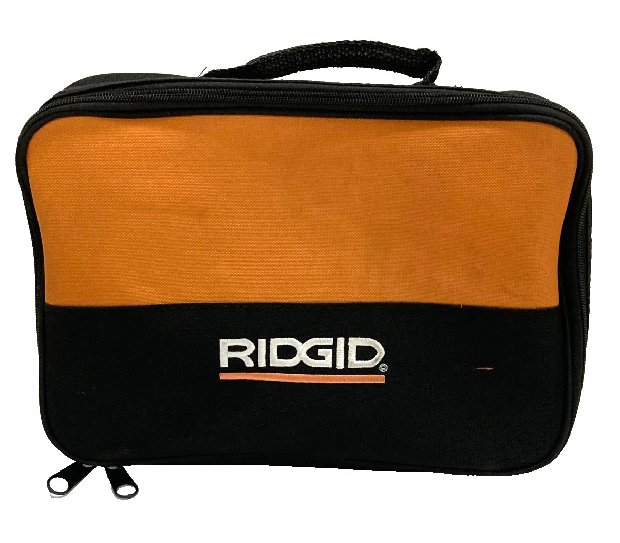 RIDGID Small Tool Bag Canvas Tool Kit Carrying Case 12″ X 9″ X 4″, 903209080