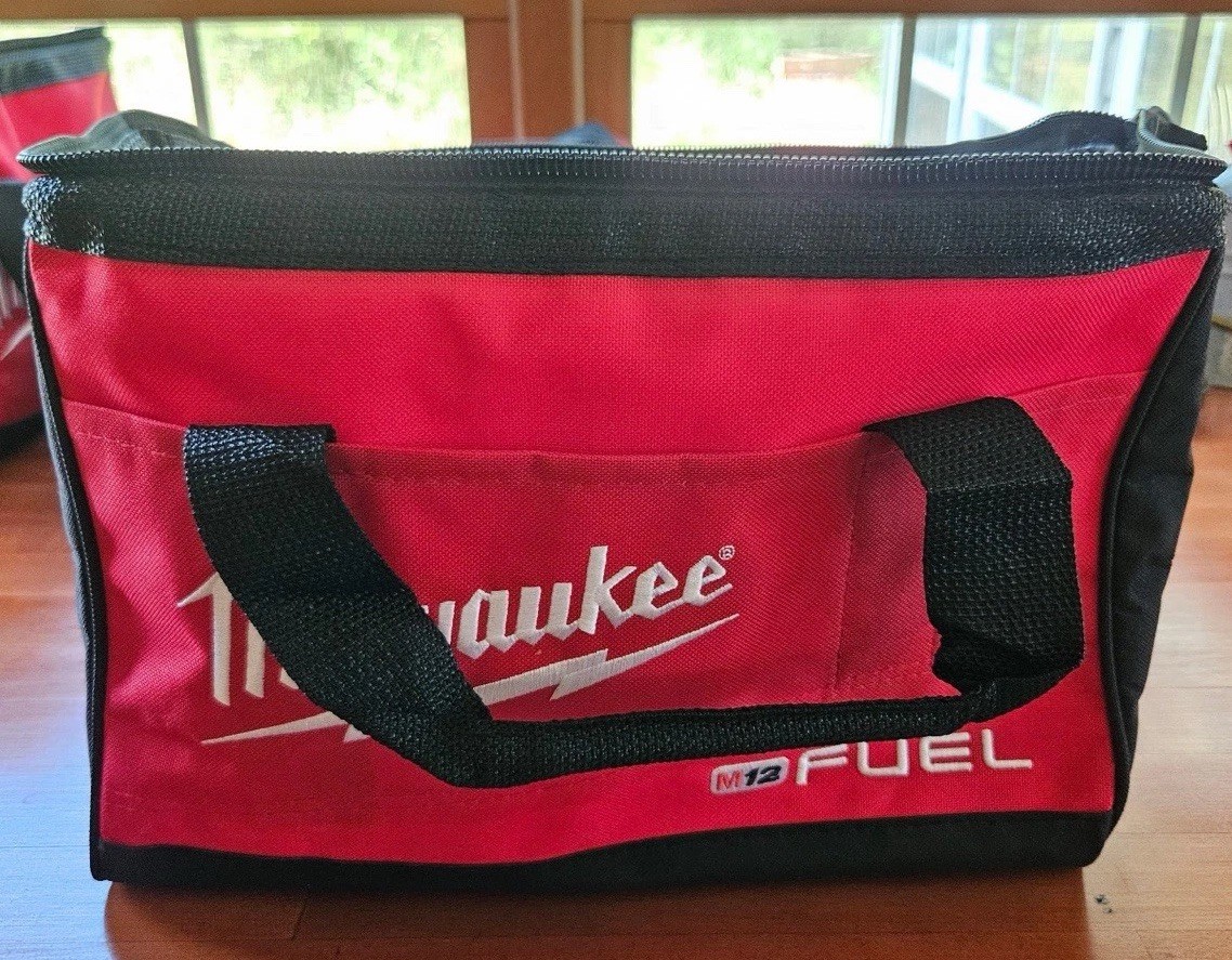 New Milwaukee M12 FUEL 13x 10x 9 in Canvas Tool Bag/Case