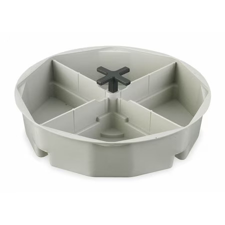 Clc Work Gear 1152 Bucket Tool Organizer, Off-White, Plastic, 4 Pockets