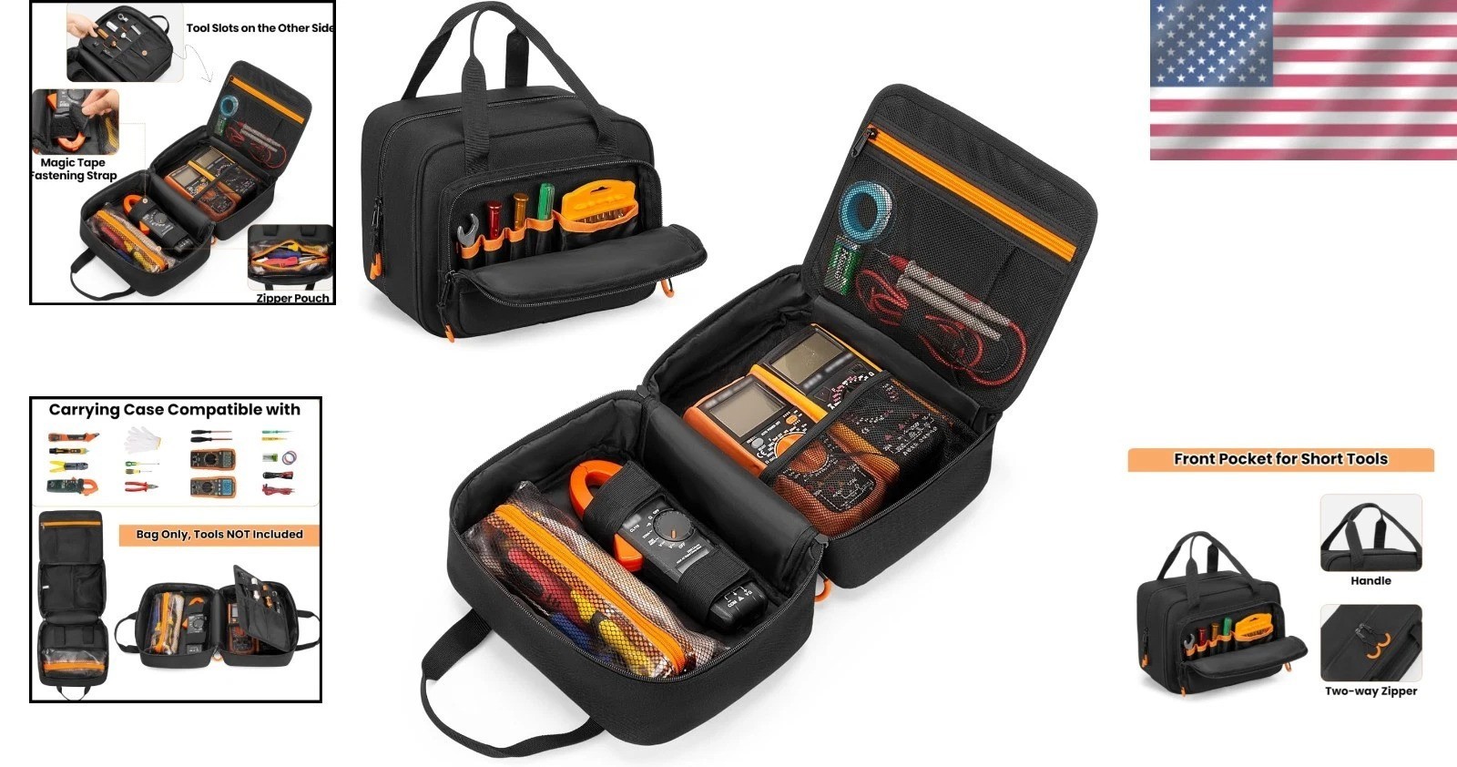 Klein Tools 80101/ET310 Case – Electrical Tester Kit Bag-$