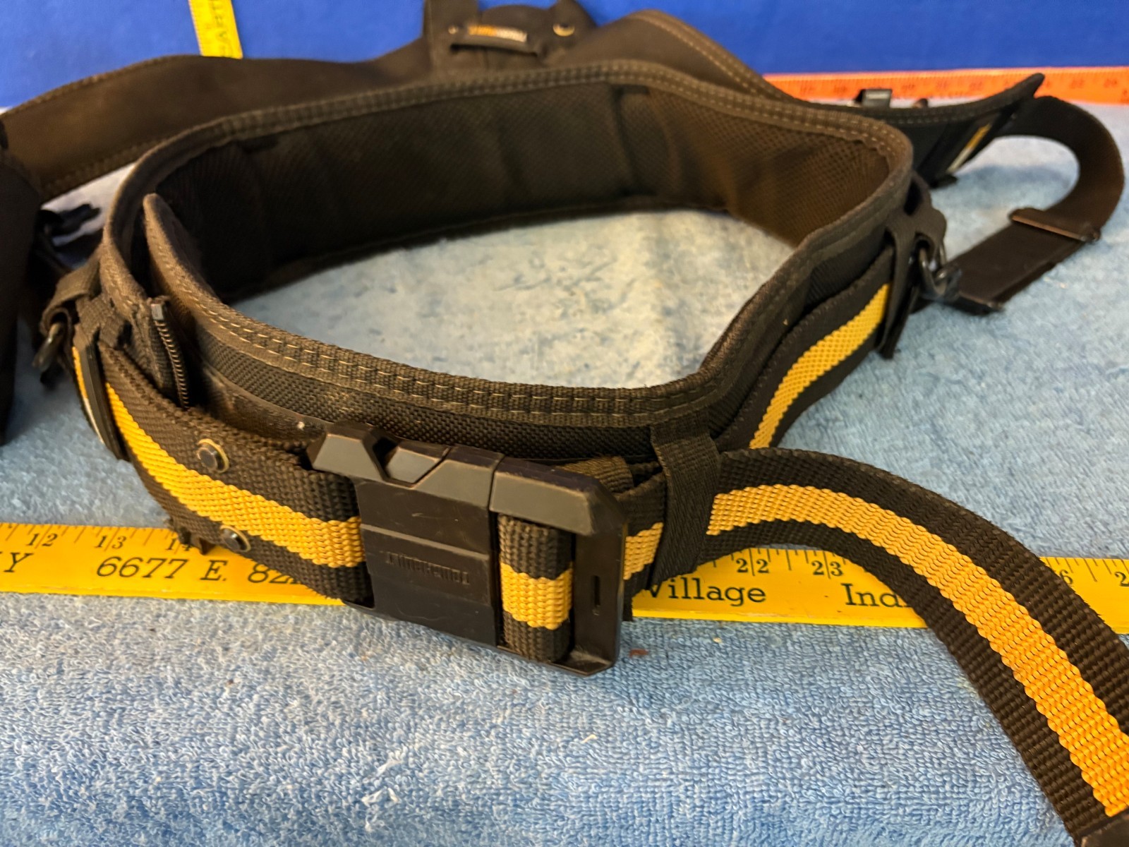ToughBuilt Work Tool Belt w/ Suspenders w/ Pouch