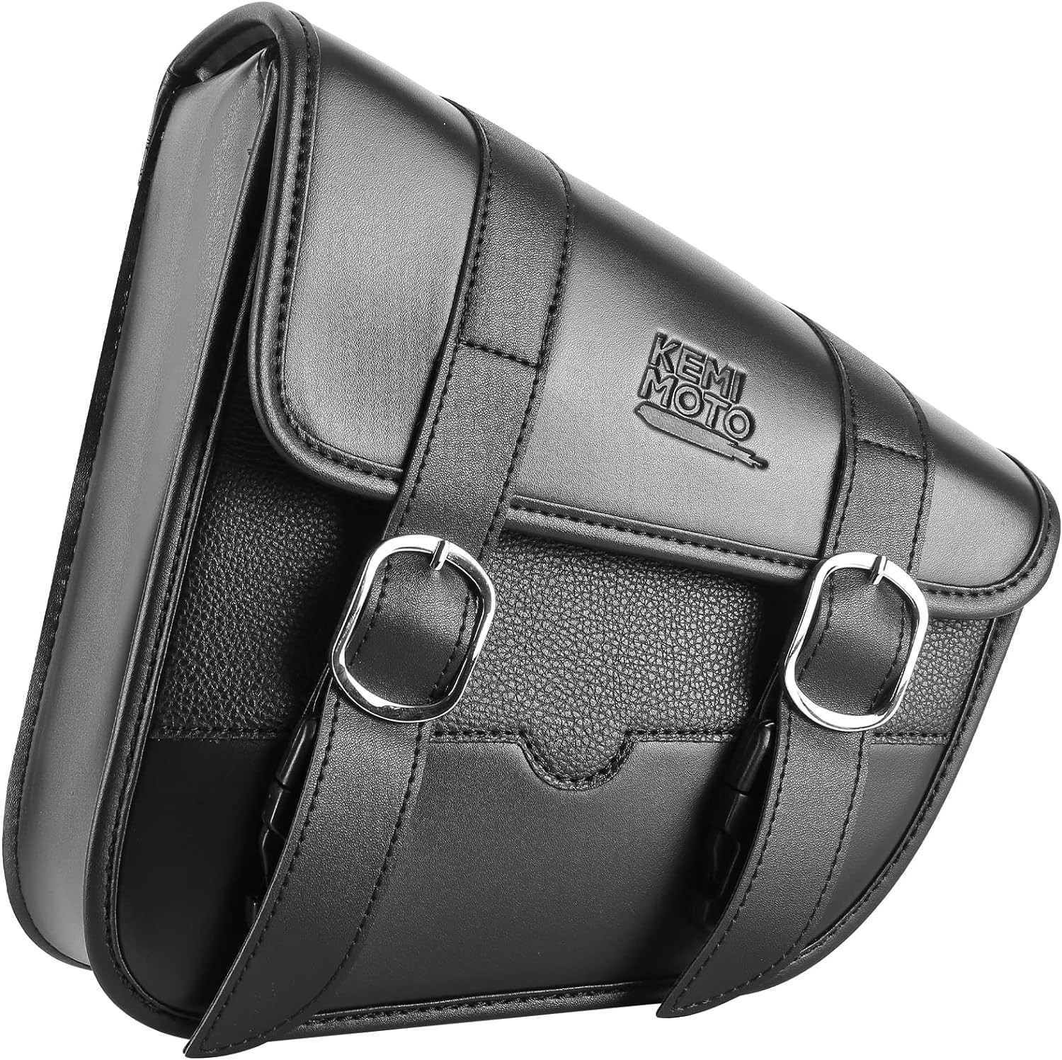 Motorcycle Swingarm Bag, Left Side Solo Bags Swing Arm Bags with Synthetic Leath