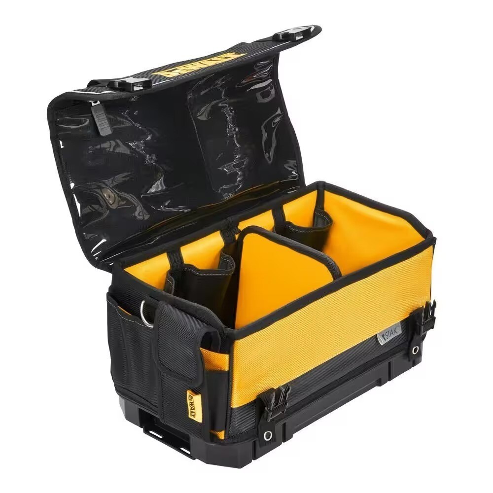 DEWALT TSTAK Multi-Purpose Tool Storage Bag 17 inches. with Handles Black/Yellow