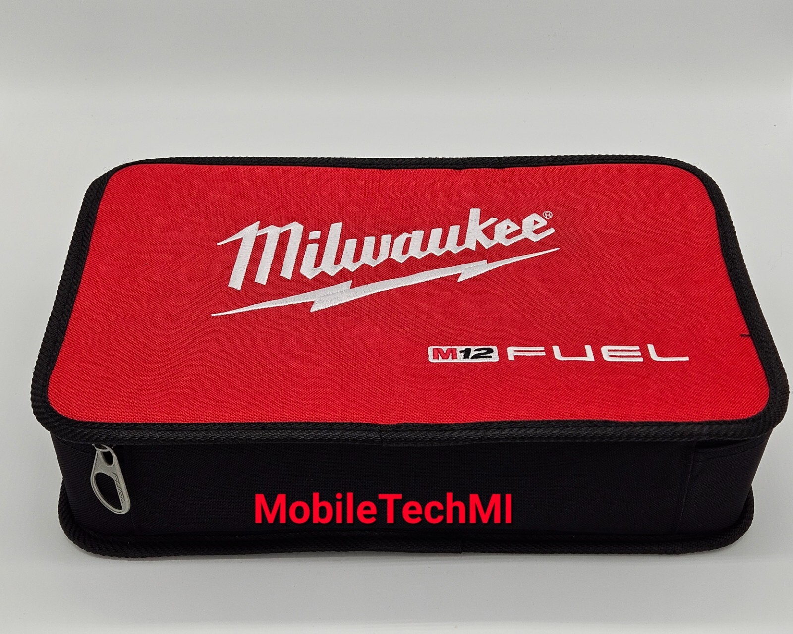 NEW Milwaukee FUEL Logo 14” M12 Zipper Contractor Soft Case Tote Empty Tool Bag