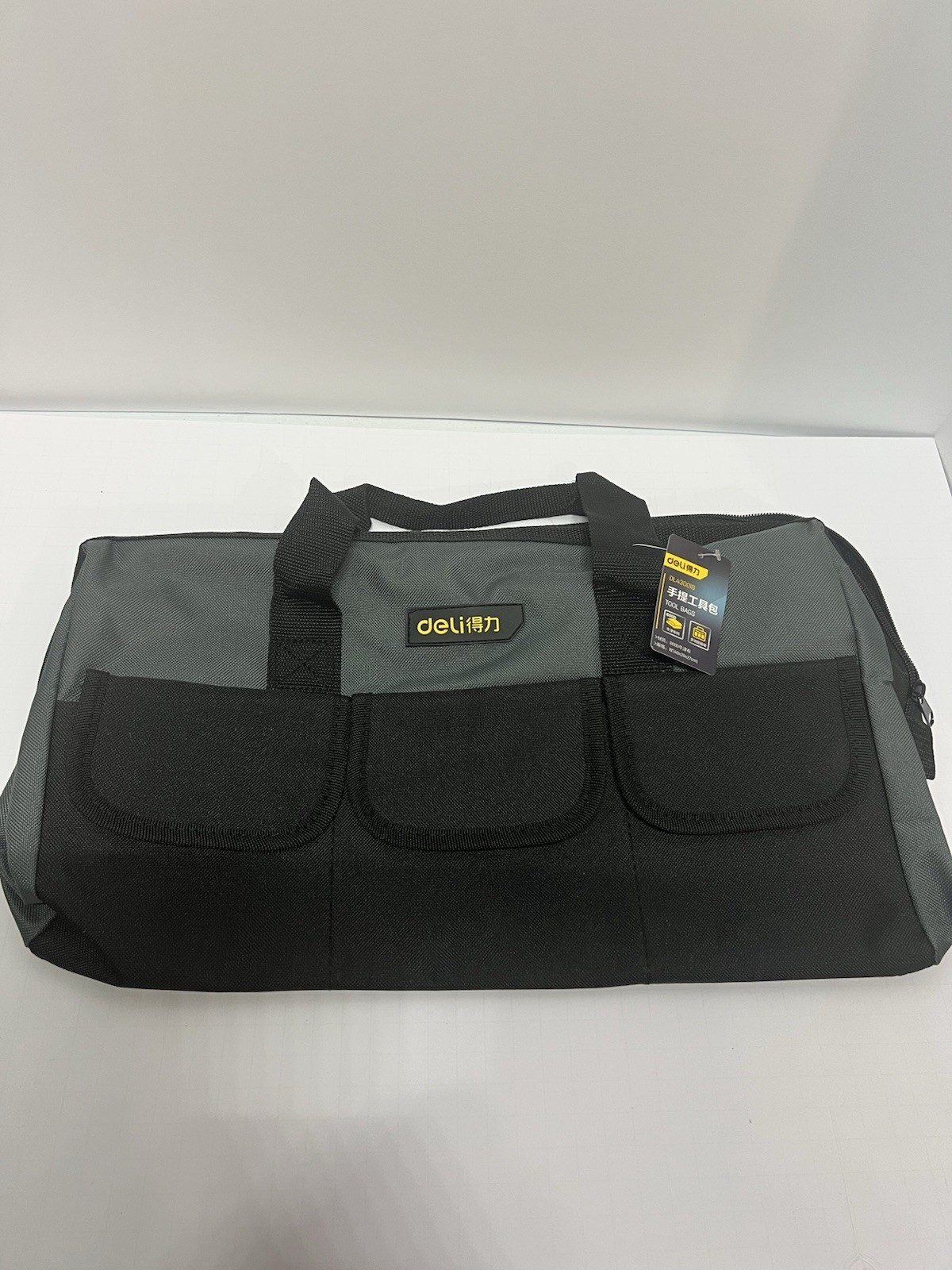 US-UPS 13 in Wide Mouth Tool Bag with Apex Handle Design