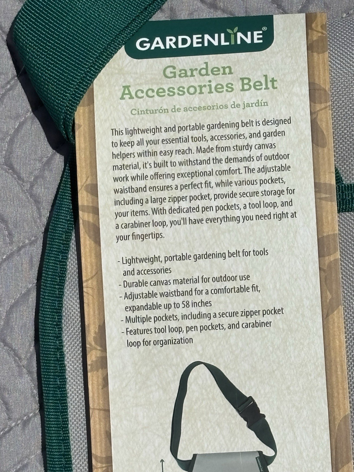 Garden Accessory Belt With Pockets and Loops For The Most Avid Gardner ￼