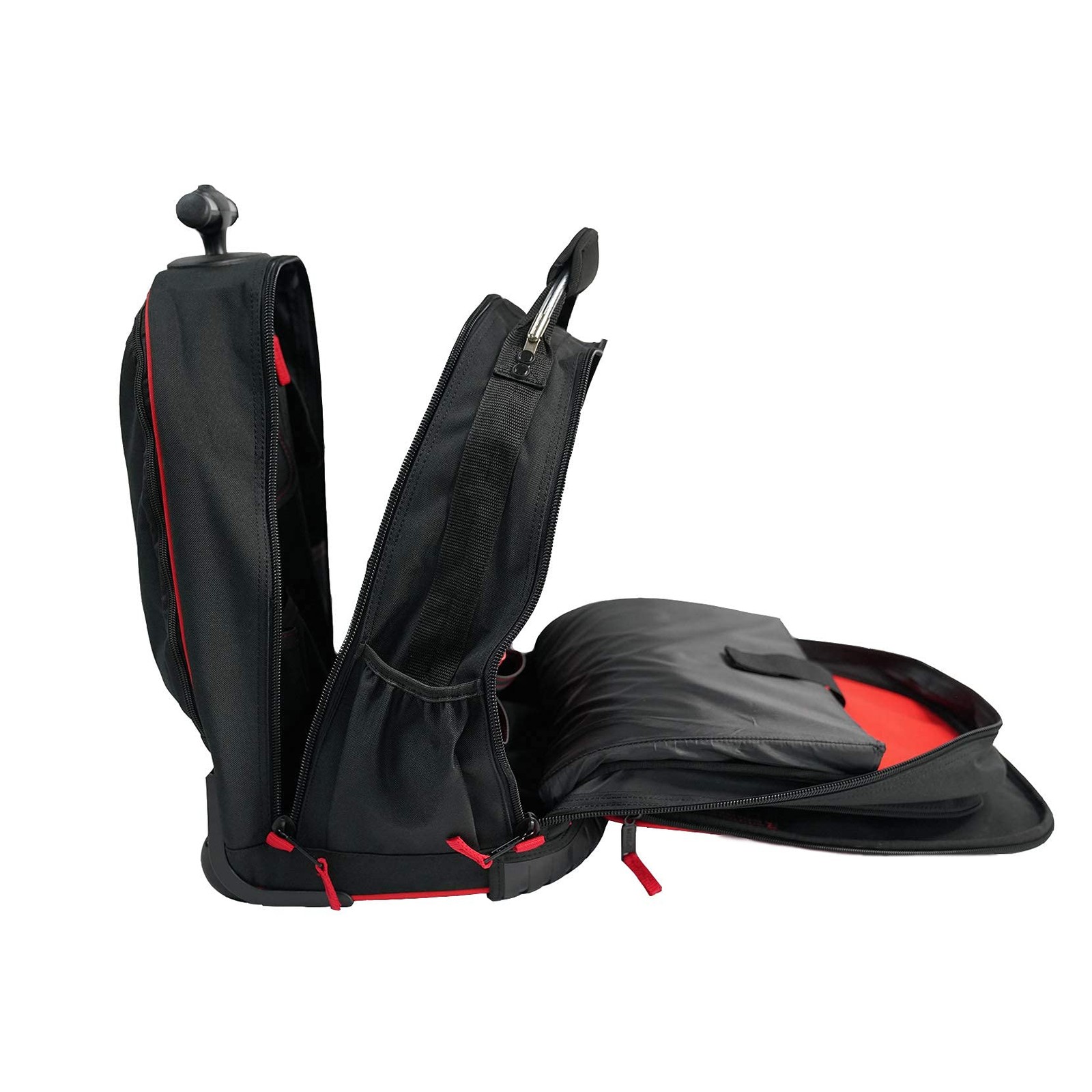 Wheeled Rolling Tool Backpack Heavy Duty Tradesman Pro Tool Organizer Including