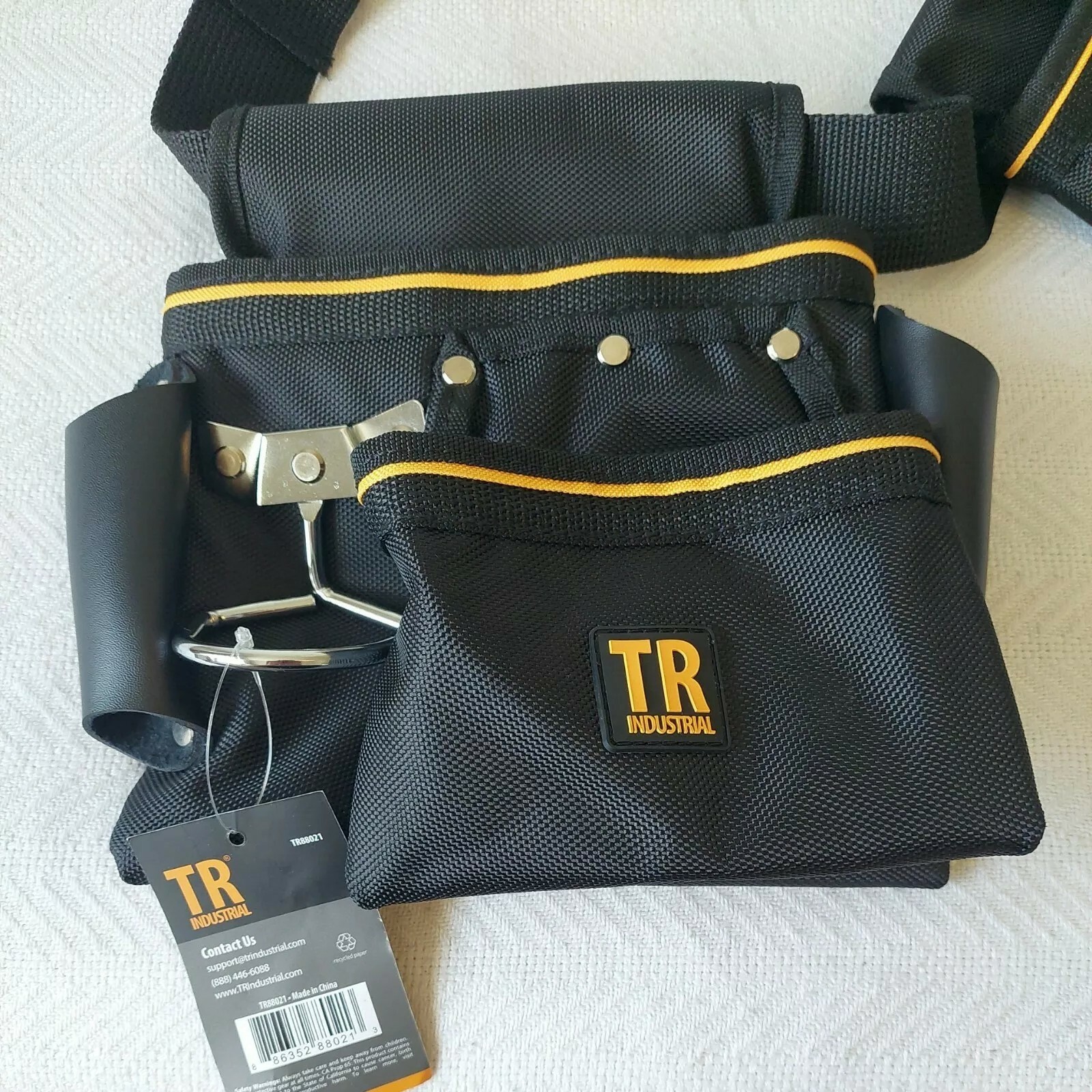 TR Industrial Tool Belt 12 Function Belt Tool Holder Nylon Canvas Model# TR88021
