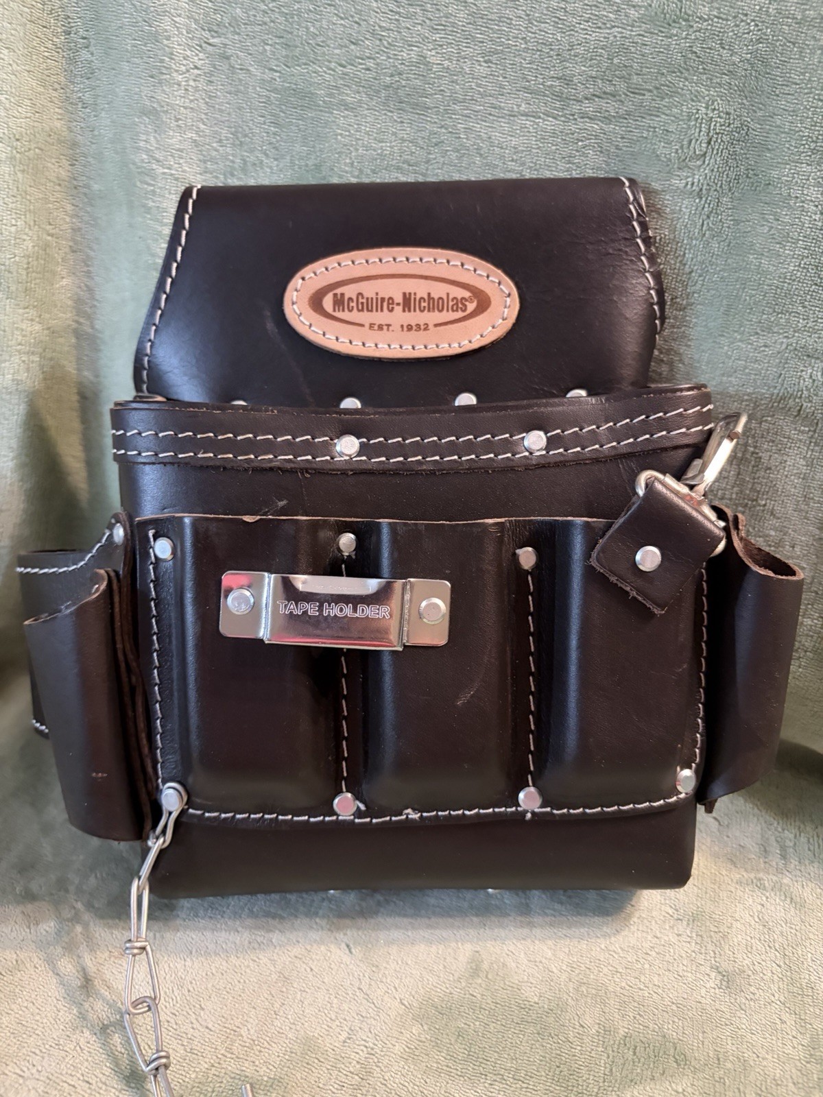McGuire-Nicholas 526-CC Brown Professional Electrician Pouch