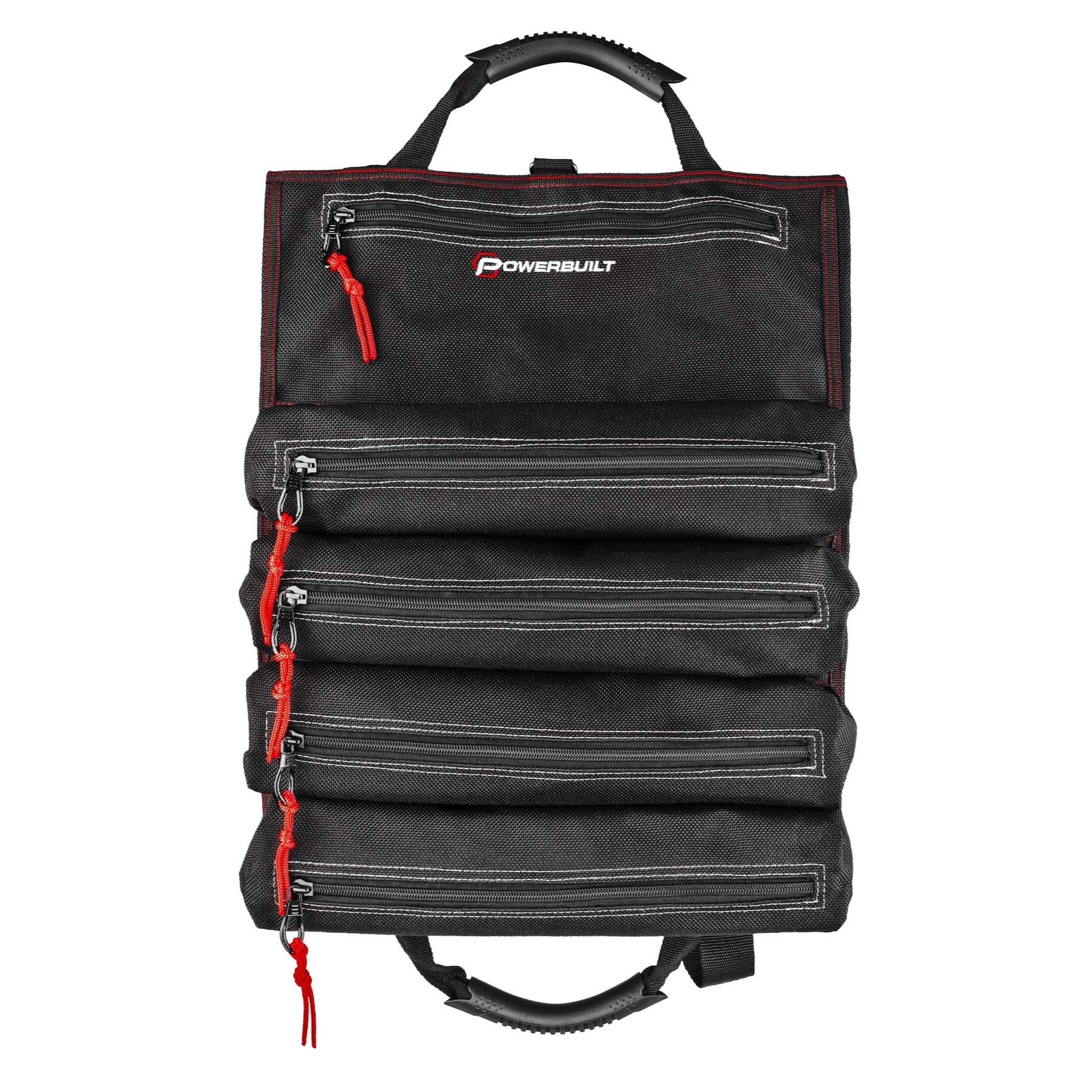 Powerbuilt 240253 Pro Tool Bag Roll Organizer 18-1/2 x 15 in. 1200D Polyester