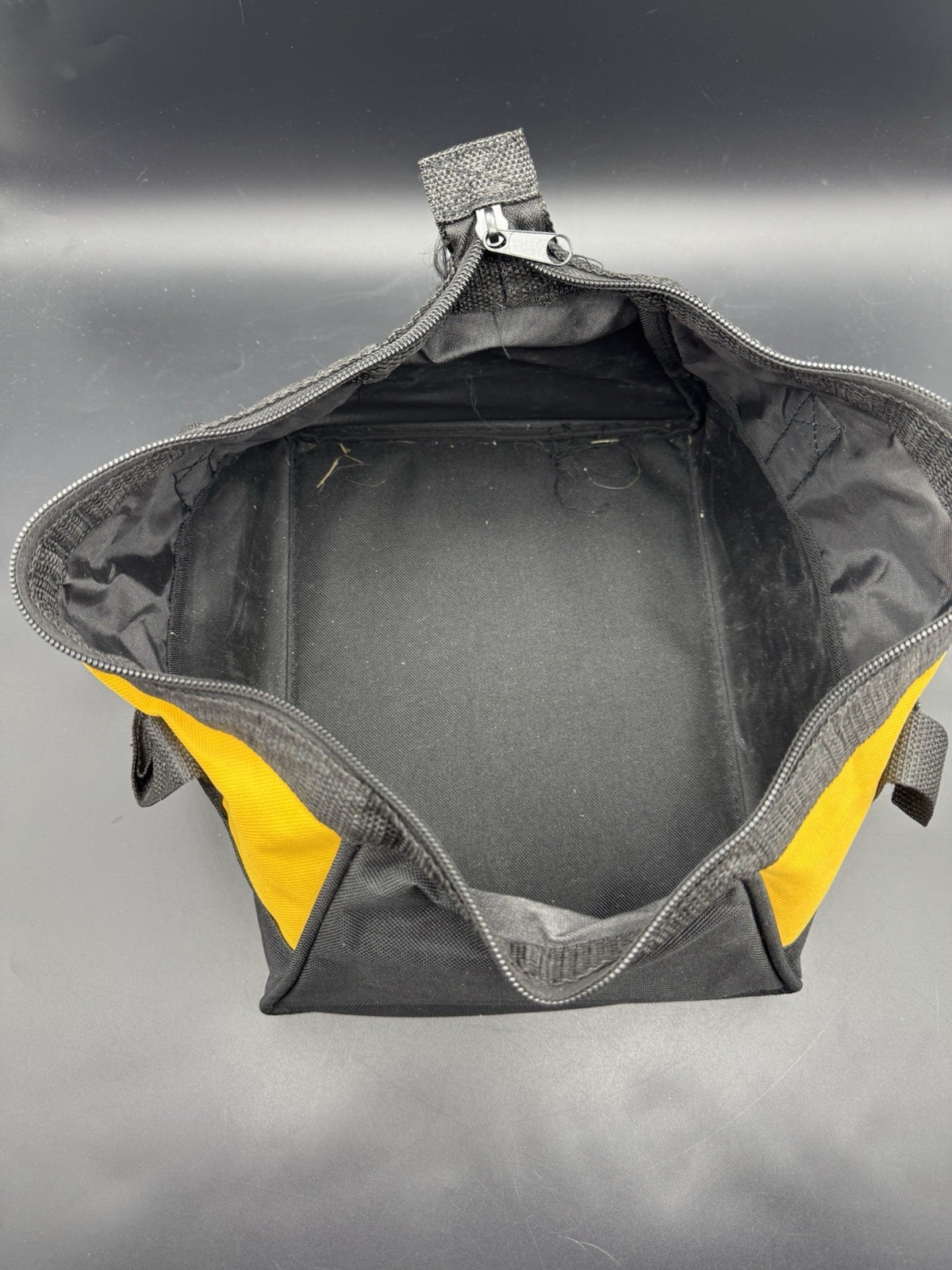 DeWalt Tool Bag Soft Case Zip Top Black Yellow Power Tool Carry Bag