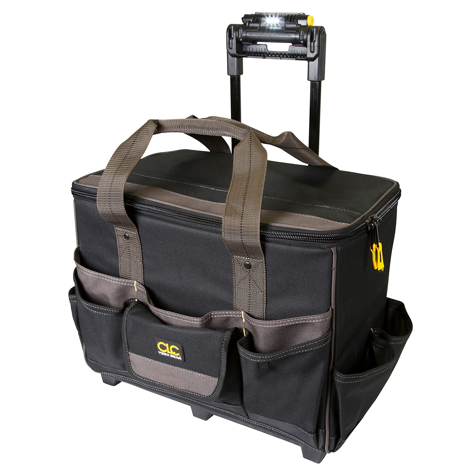 CLC 17″ Roller Bag with 17 Pockets and Telescopic LED Lighted Handle Model