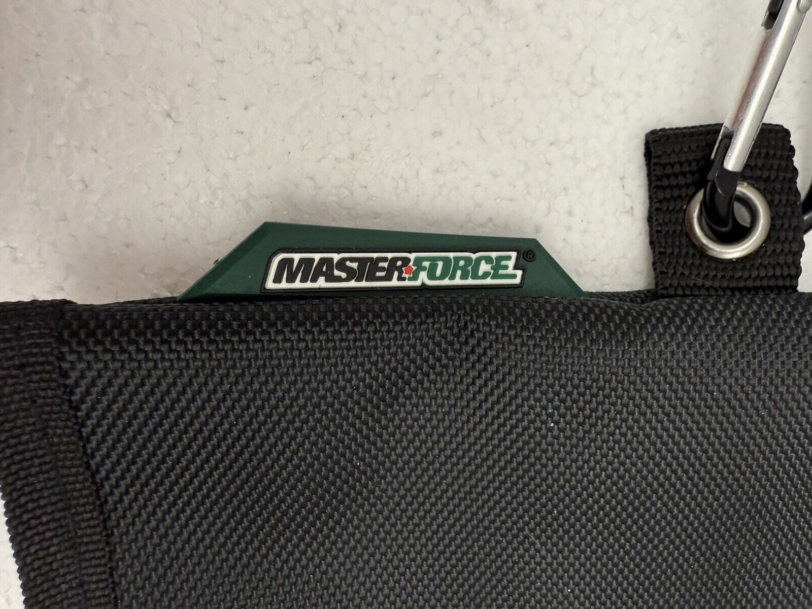MASTER FORCE Black Zippered Accessory Small Tool Bag 8.5″ x 6″ FAST SHIP!